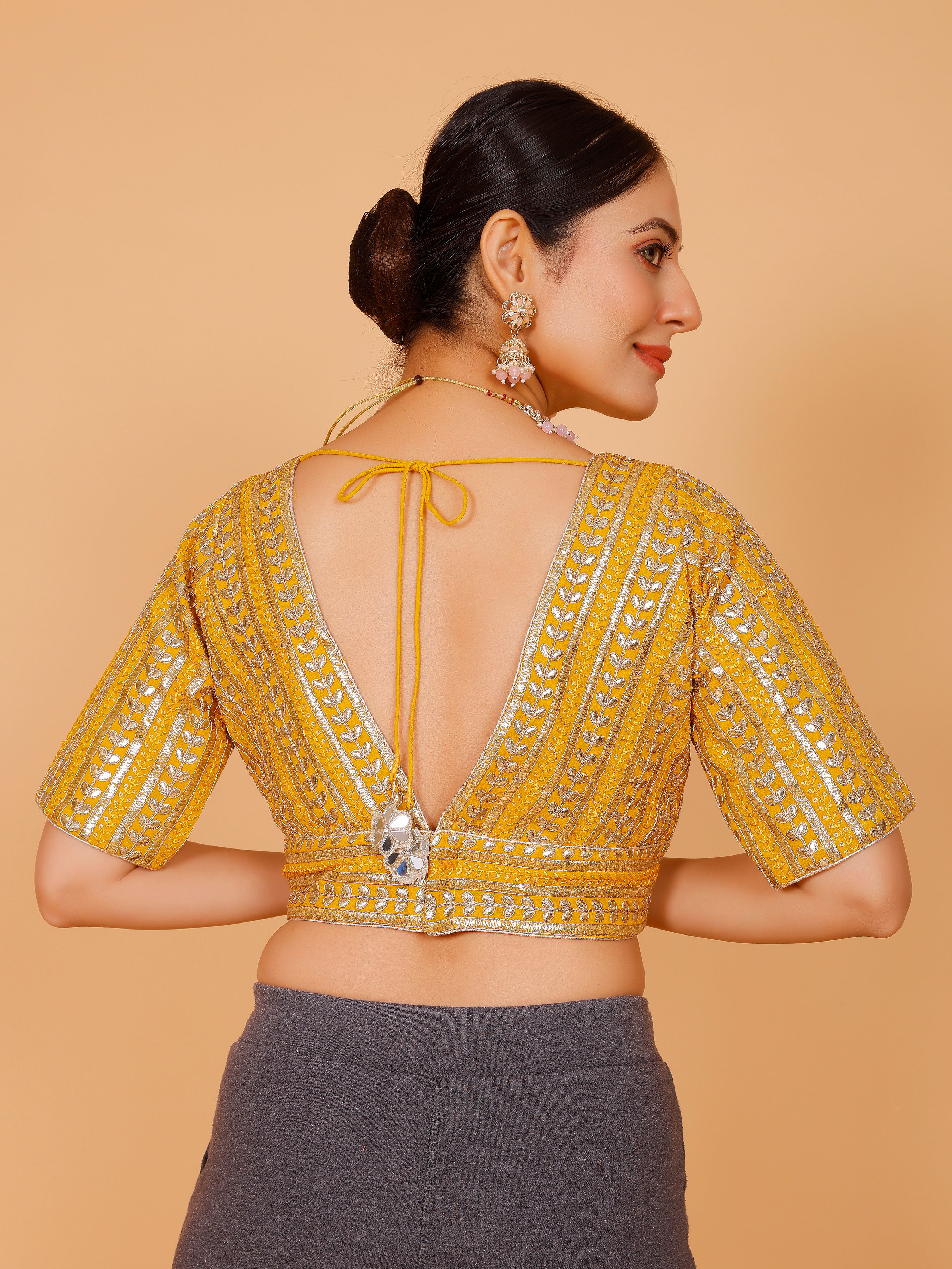 Ladies Silk Zari Work Blouse