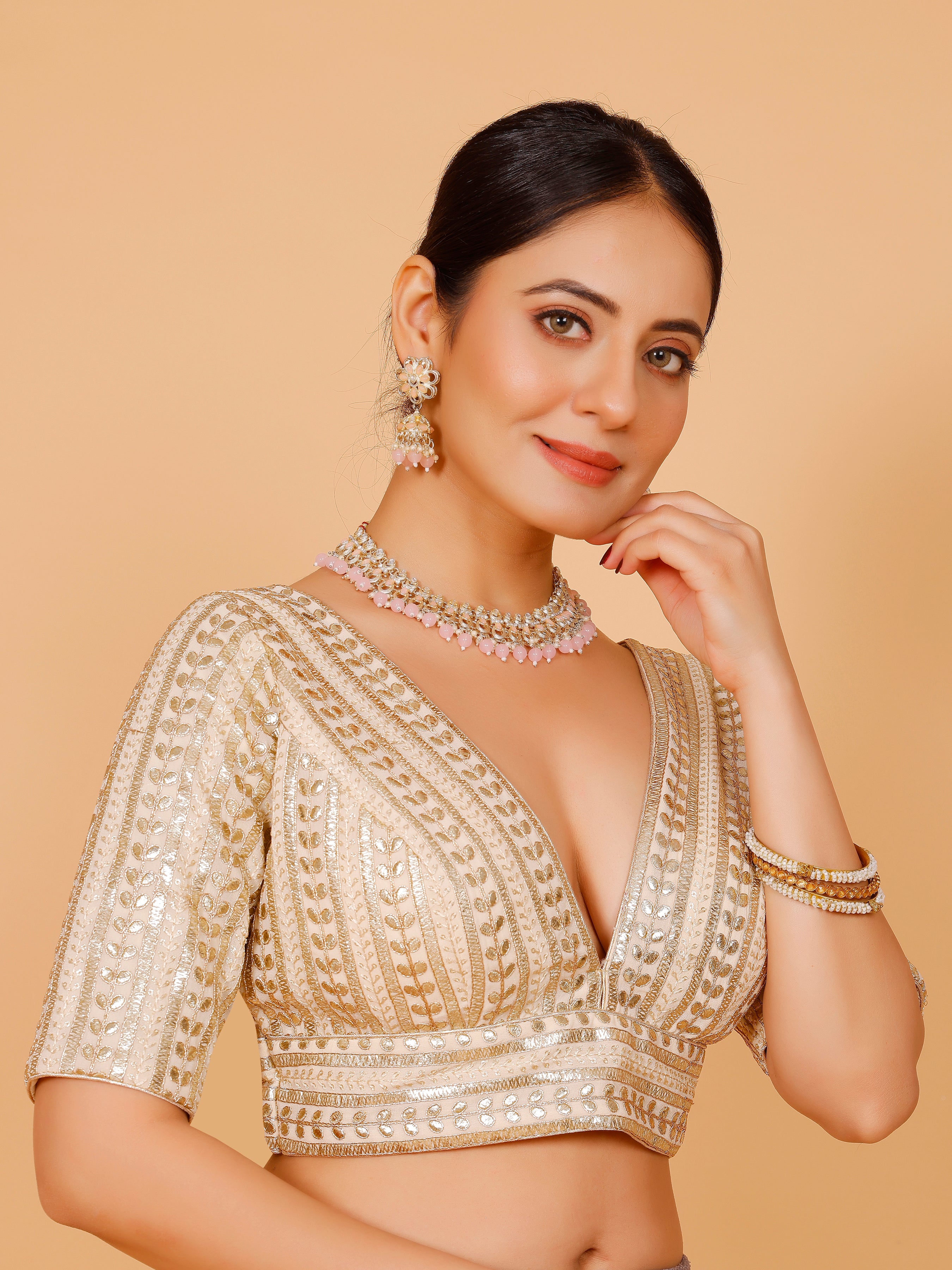 Ladies Silk Zari Work Blouse