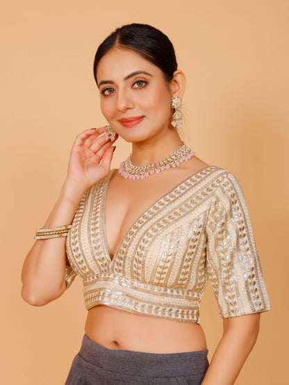 Ladies Silk Zari Work Blouse