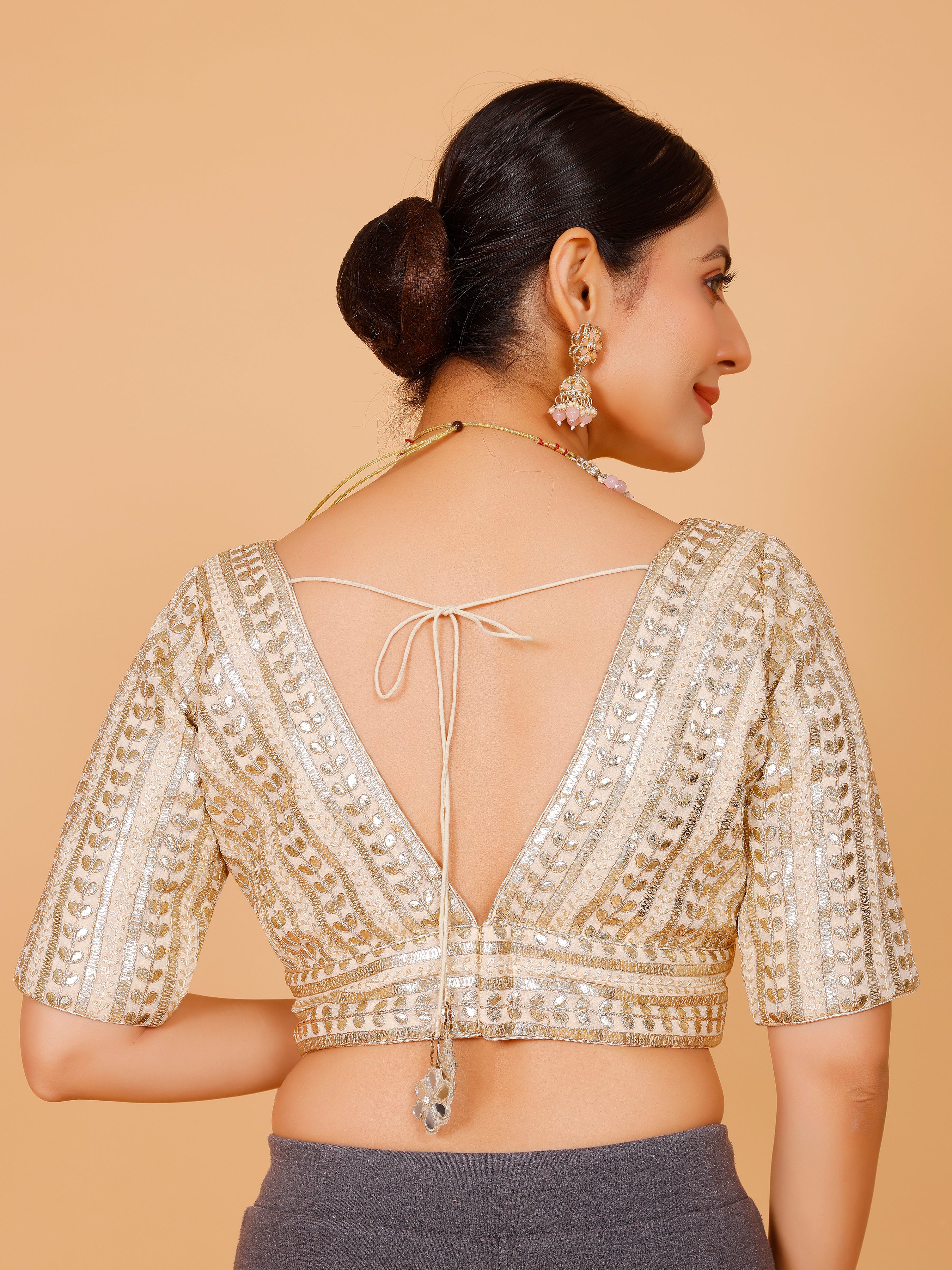 Ladies Silk Zari Work Blouse