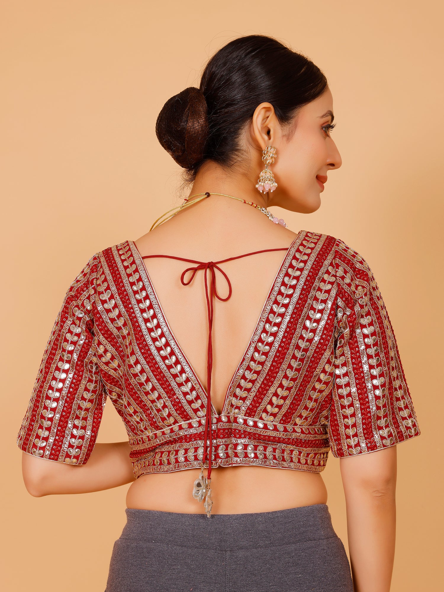 Ladies Silk Zari Work Blouse