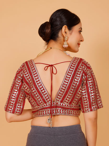 Ladies Silk Zari Work Blouse