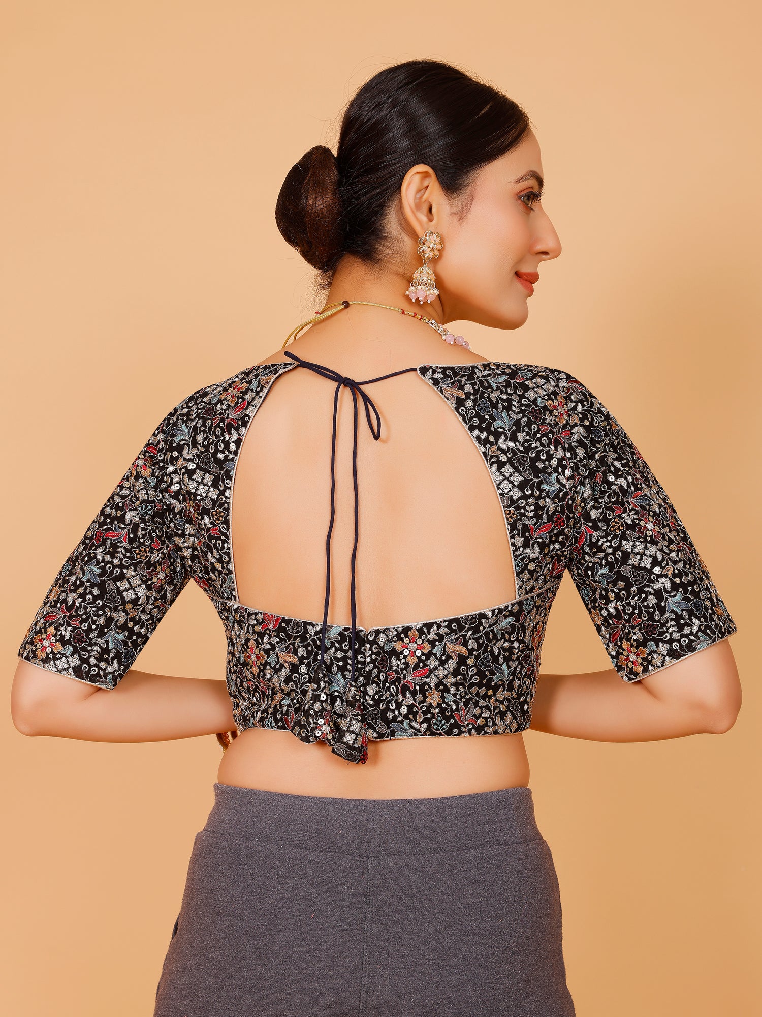 Ladies Georgette Zari Work Blouse
