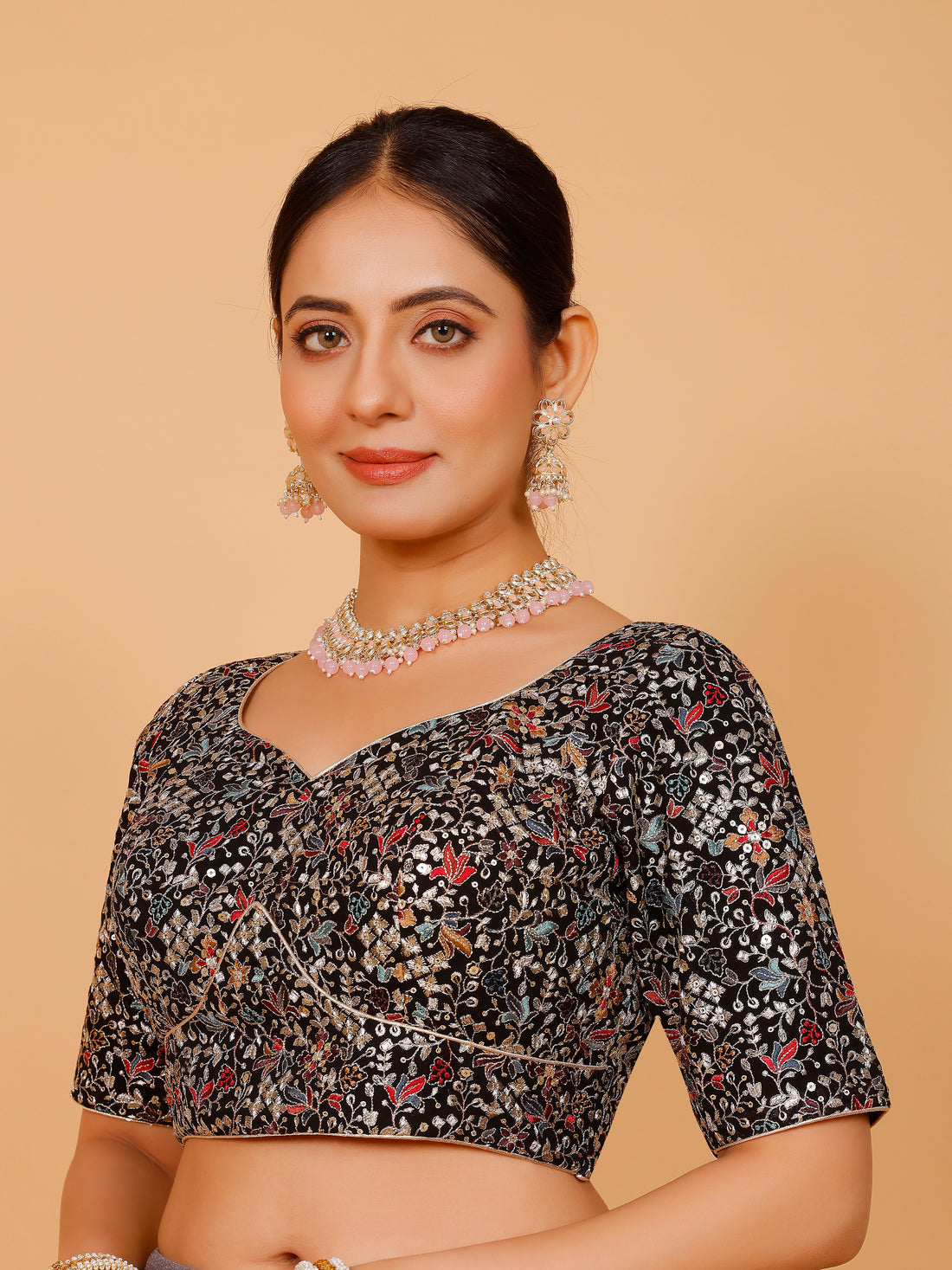 Ladies Georgette Zari Work Blouse