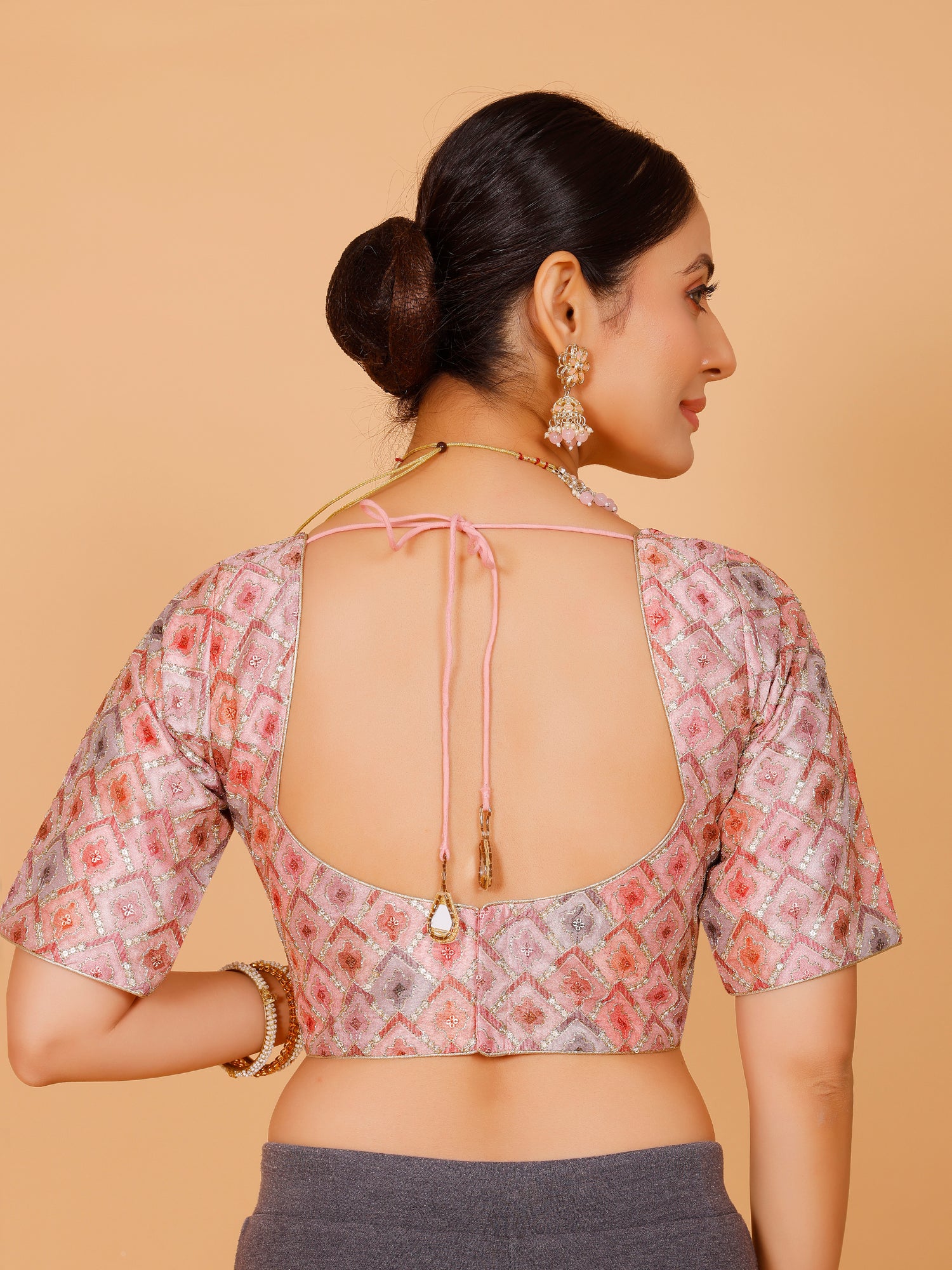 Silk Zari Work Blouse - Roop Darshan