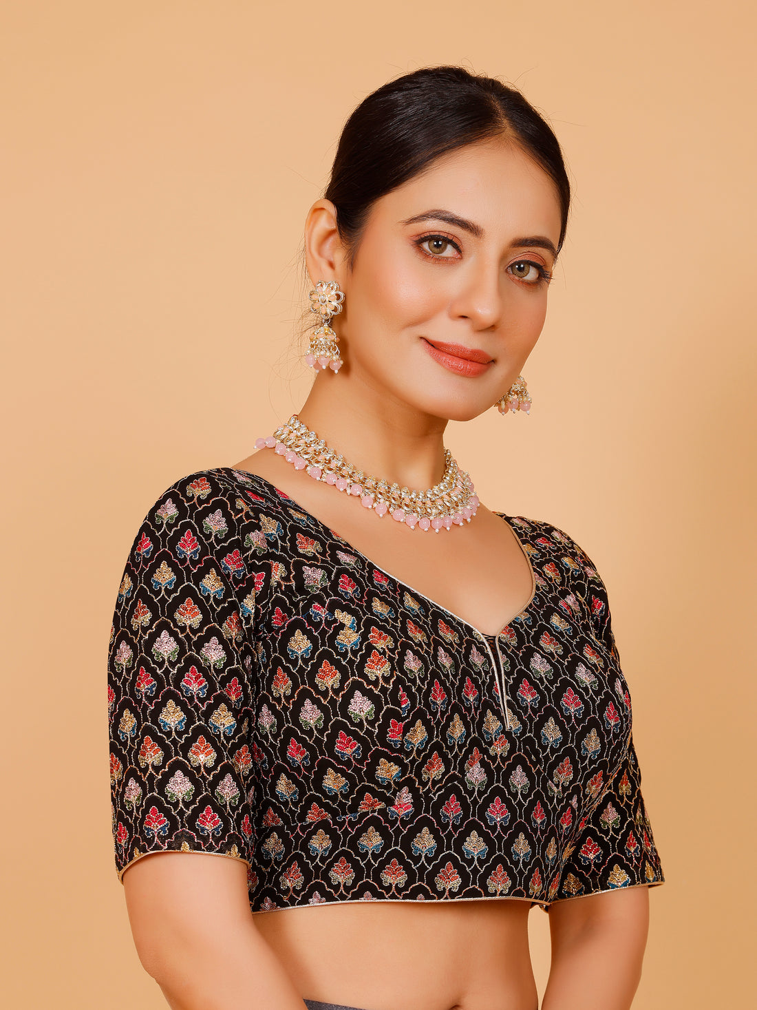 Ladies Georgette Zari Work Blouse
