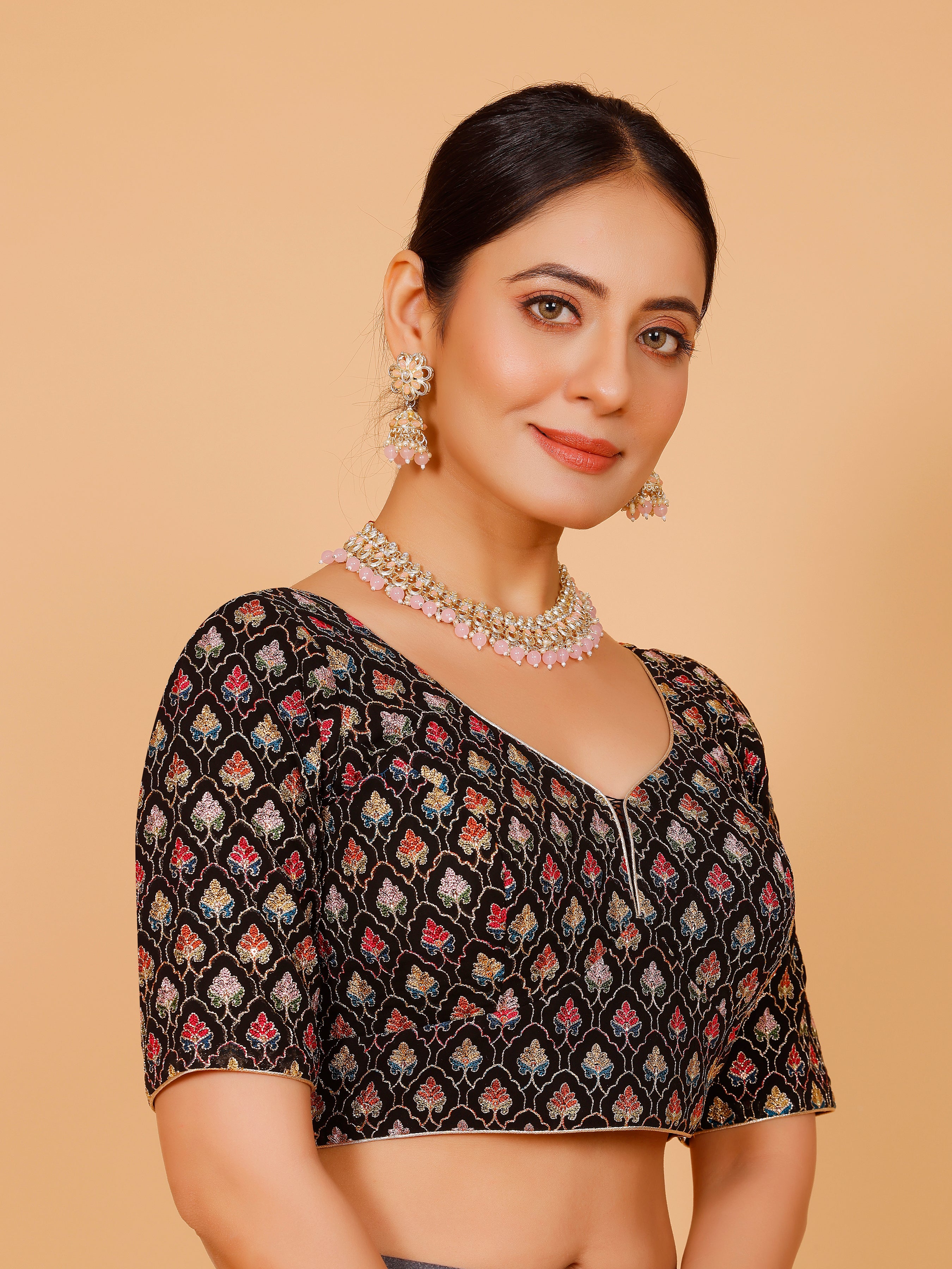 Ladies Georgette Zari Work Blouse