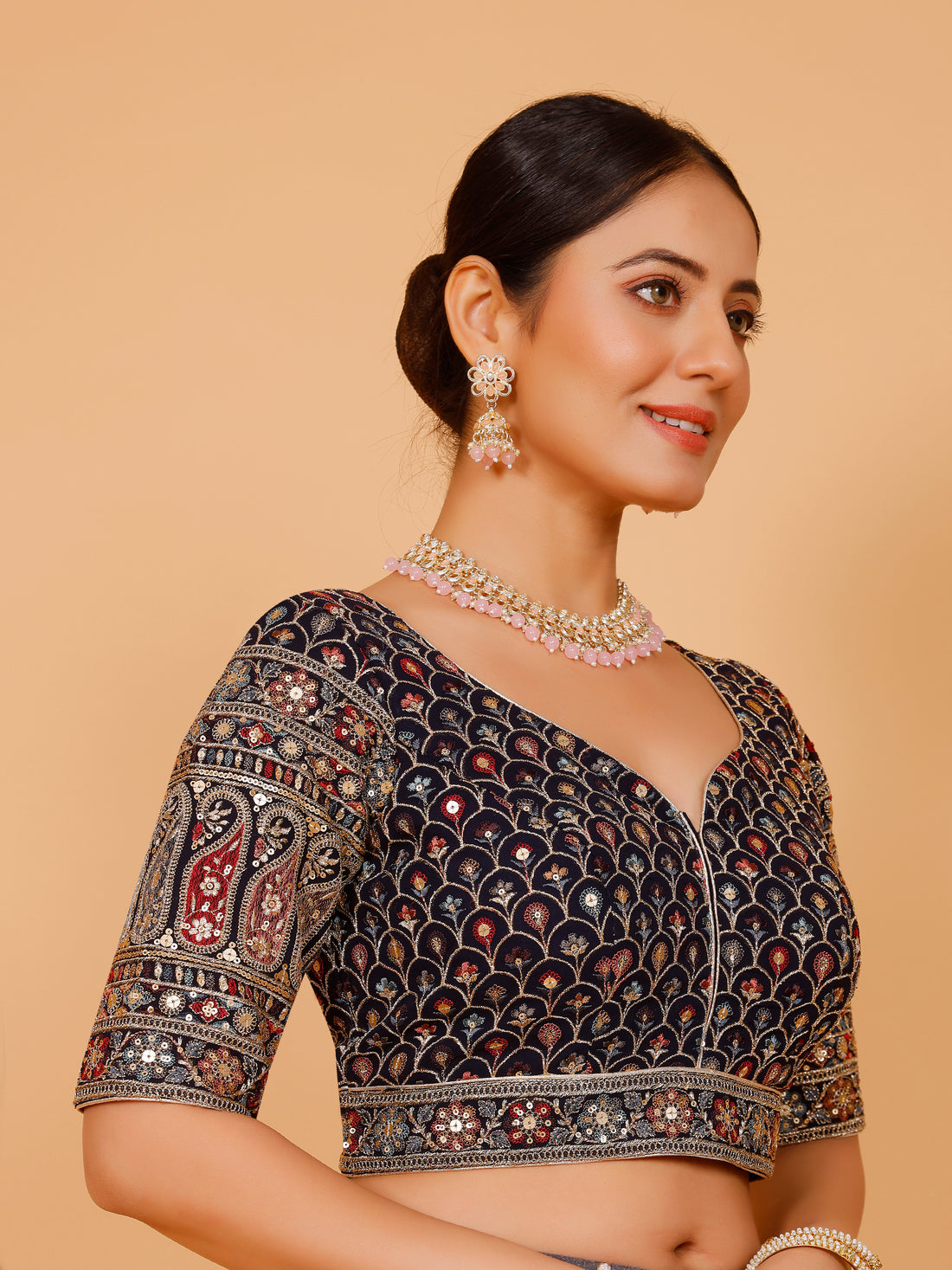 Georgette Blouse - Roop Darshan