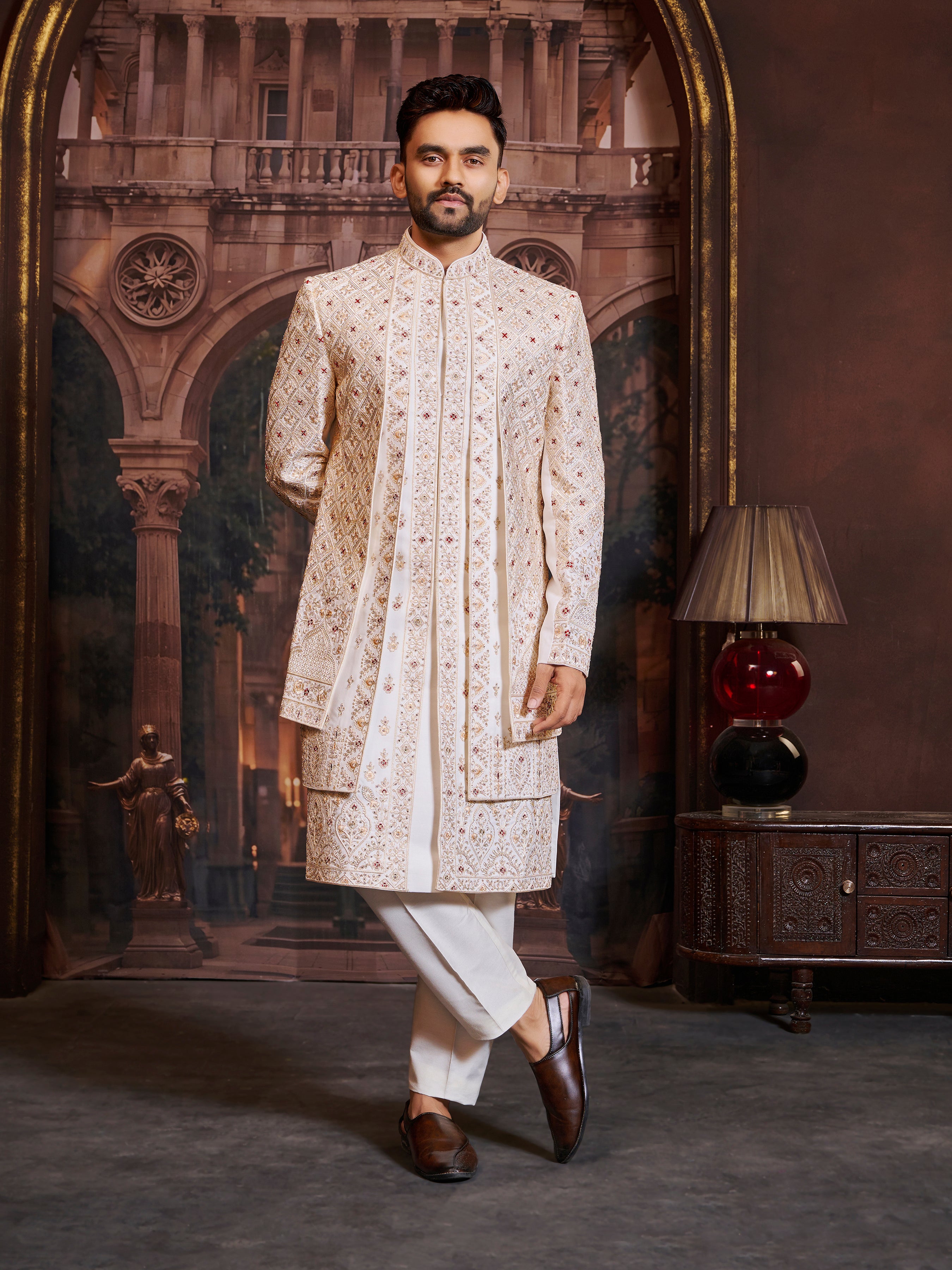 Mens Indo Western Suit - Roop Darshan