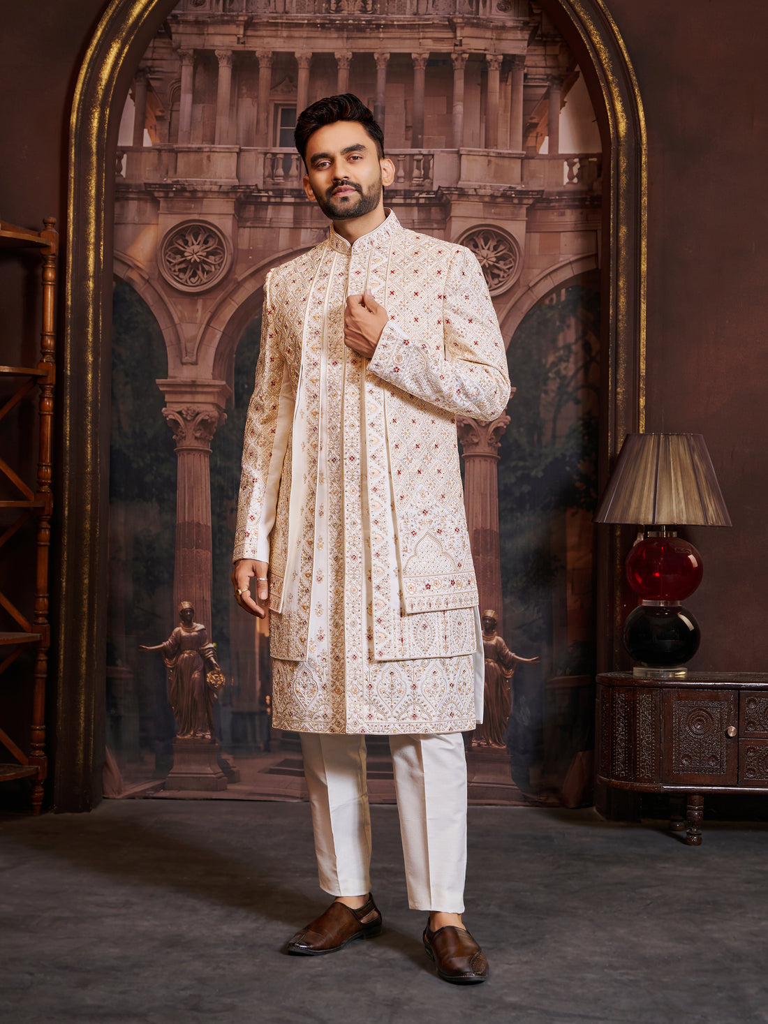 Mens Indo Western Suit - Roop Darshan