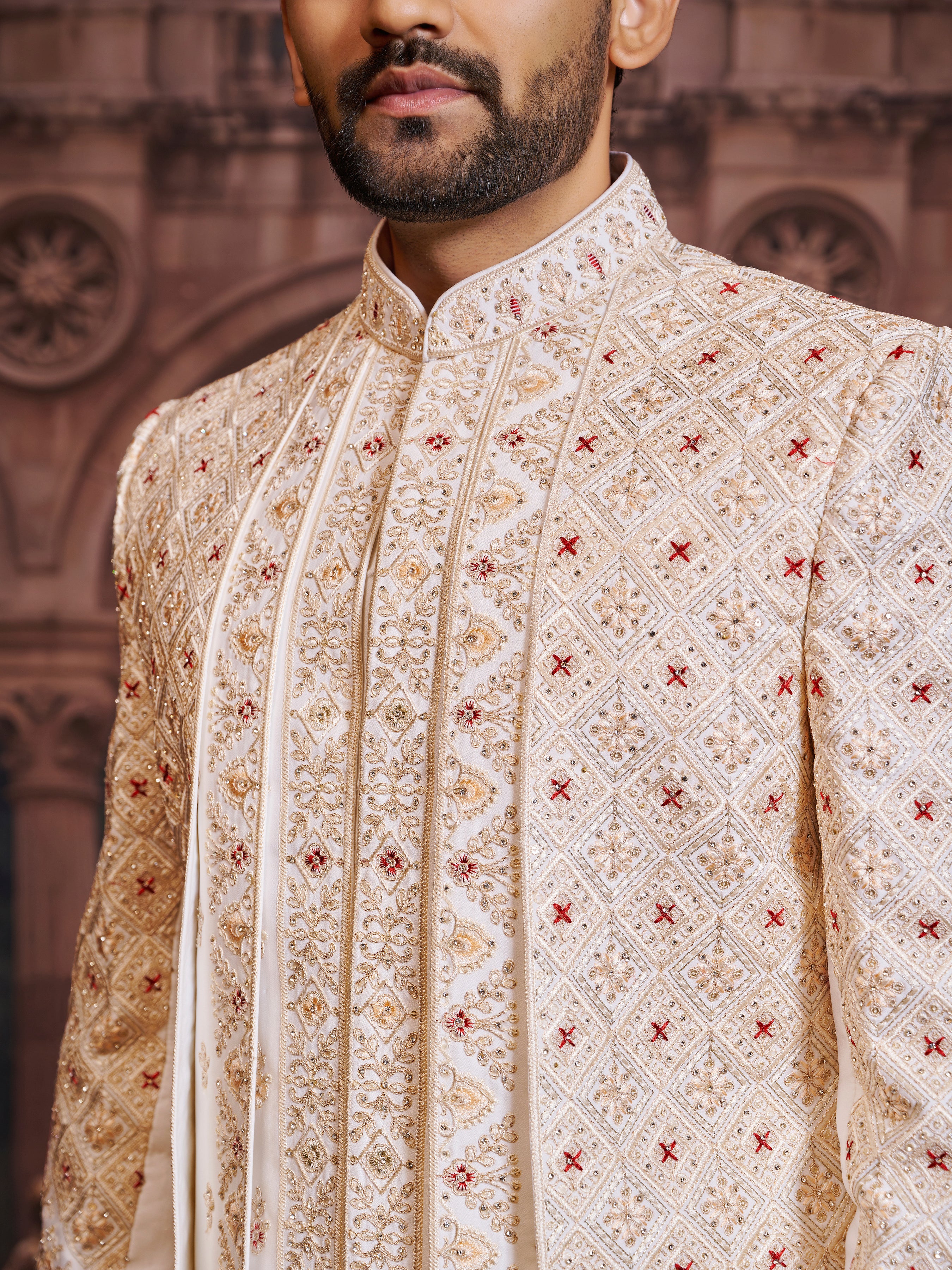 Mens Indo Western Suit - Roop Darshan