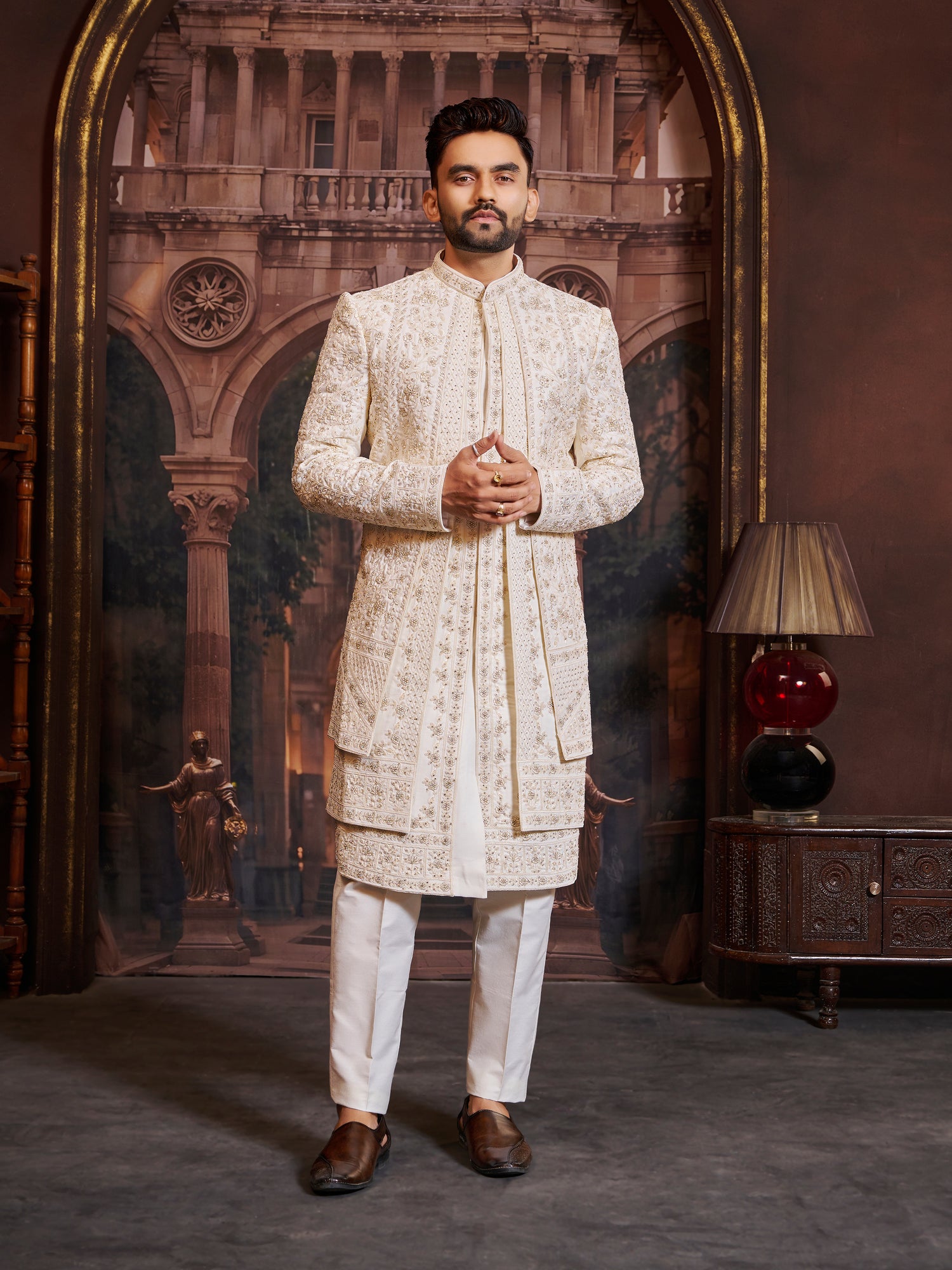 Mens Indo Western Suit - Roop Darshan