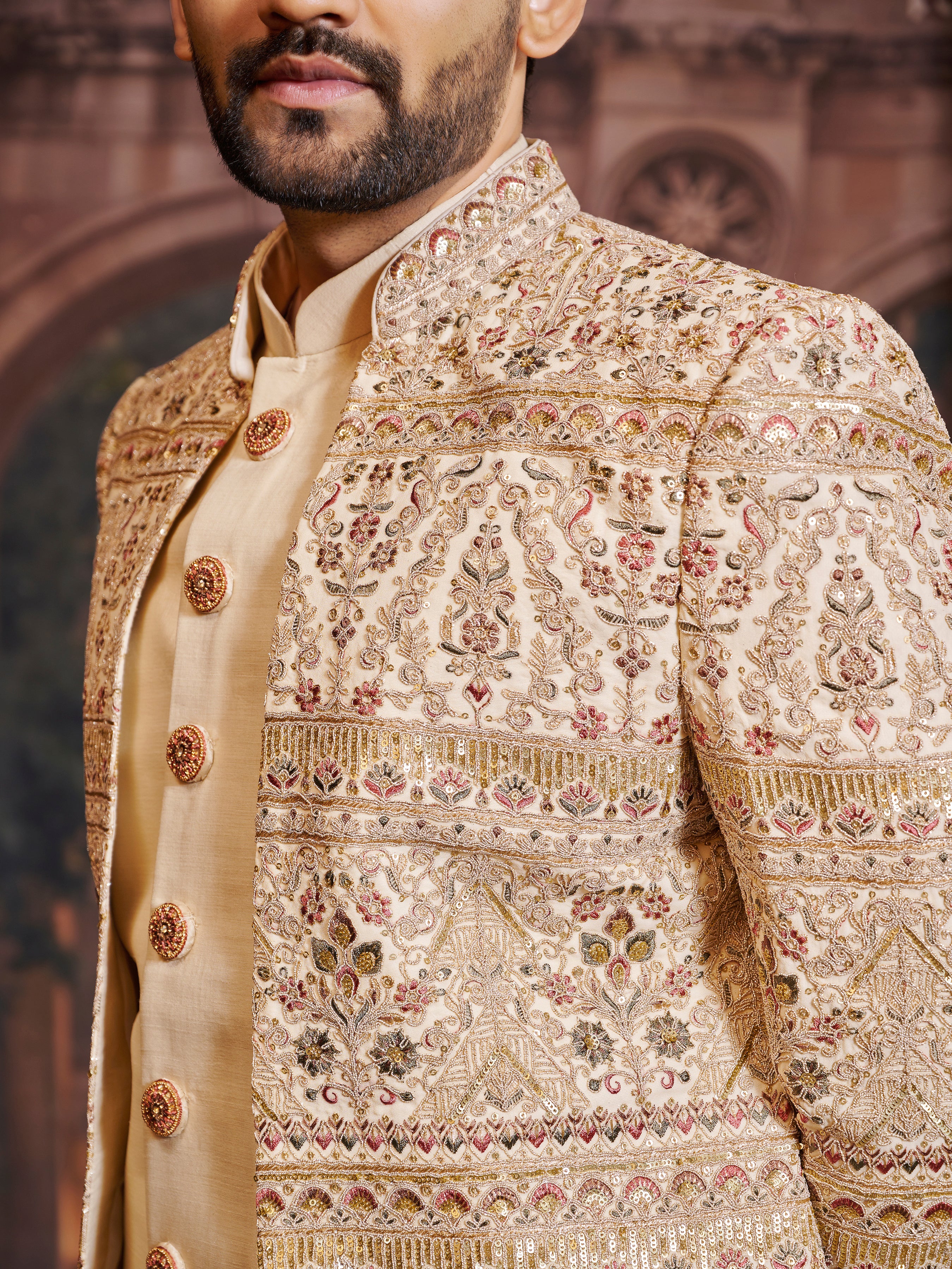 Mens Indo Western Suit - Roop Darshan