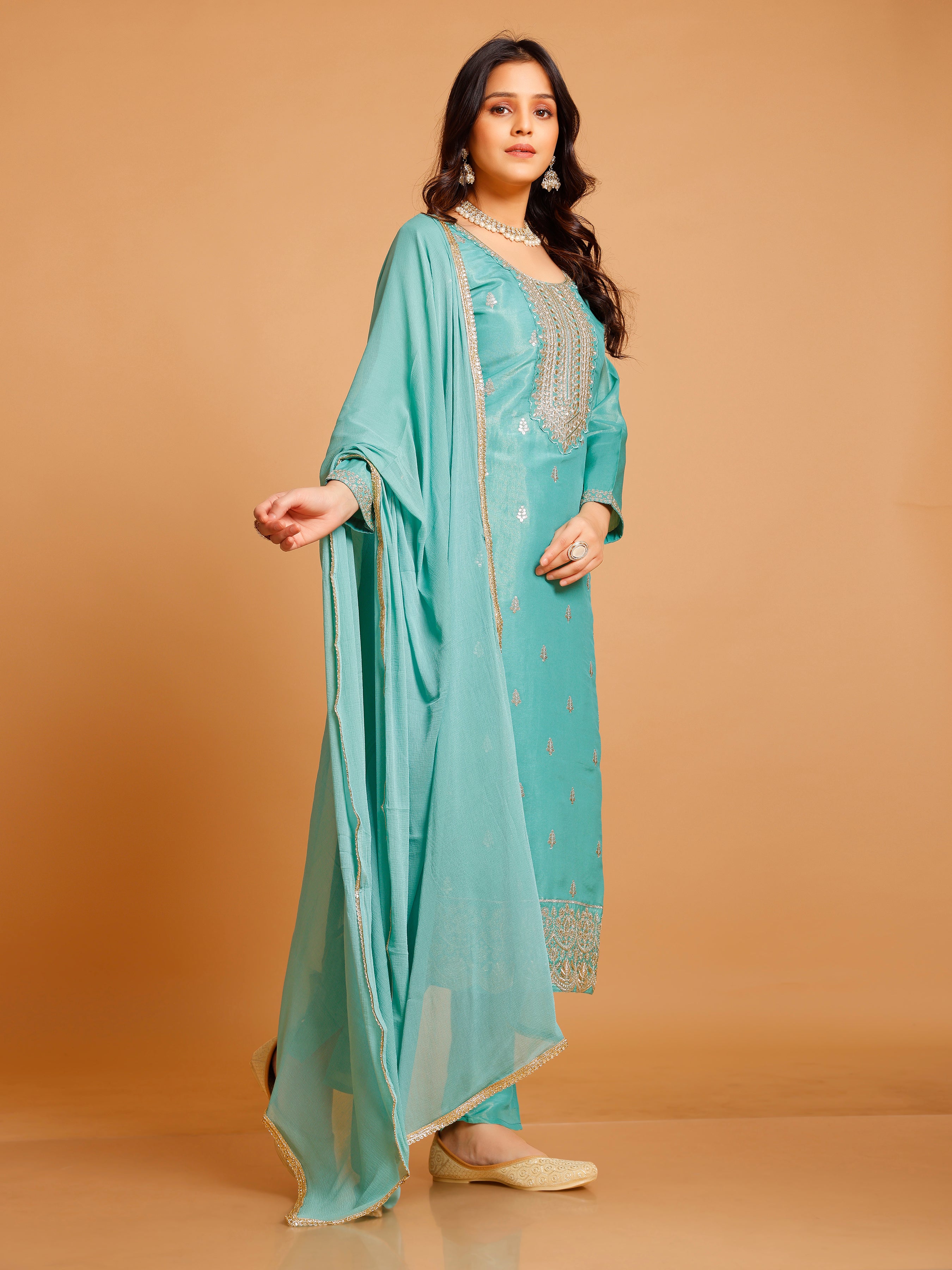 Naira Kamiz &amp; Pant - Roop Darshan