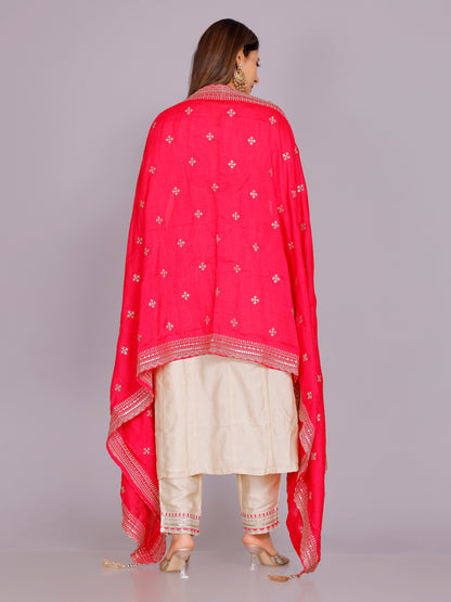 Ashita Silk Straight Suit