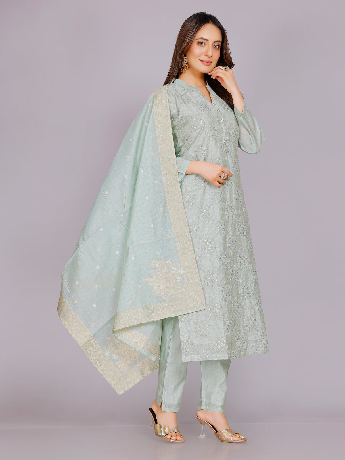 Yatri Silk Kameez &amp; Pants