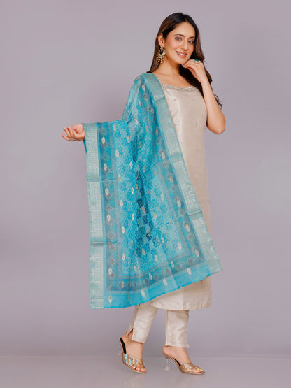 Sailee Silk Straight Kamiz &amp; Pant
