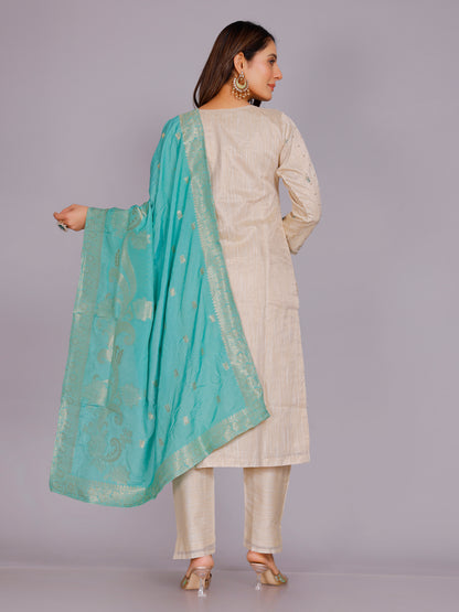 Vedika Silk Kamiz &amp;Pant