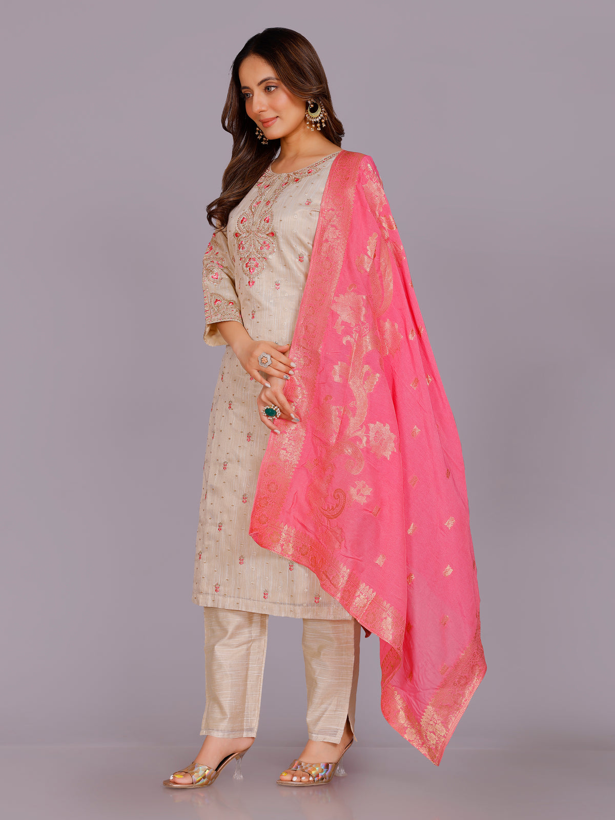 Vedika Silk Kamiz &amp;Pant