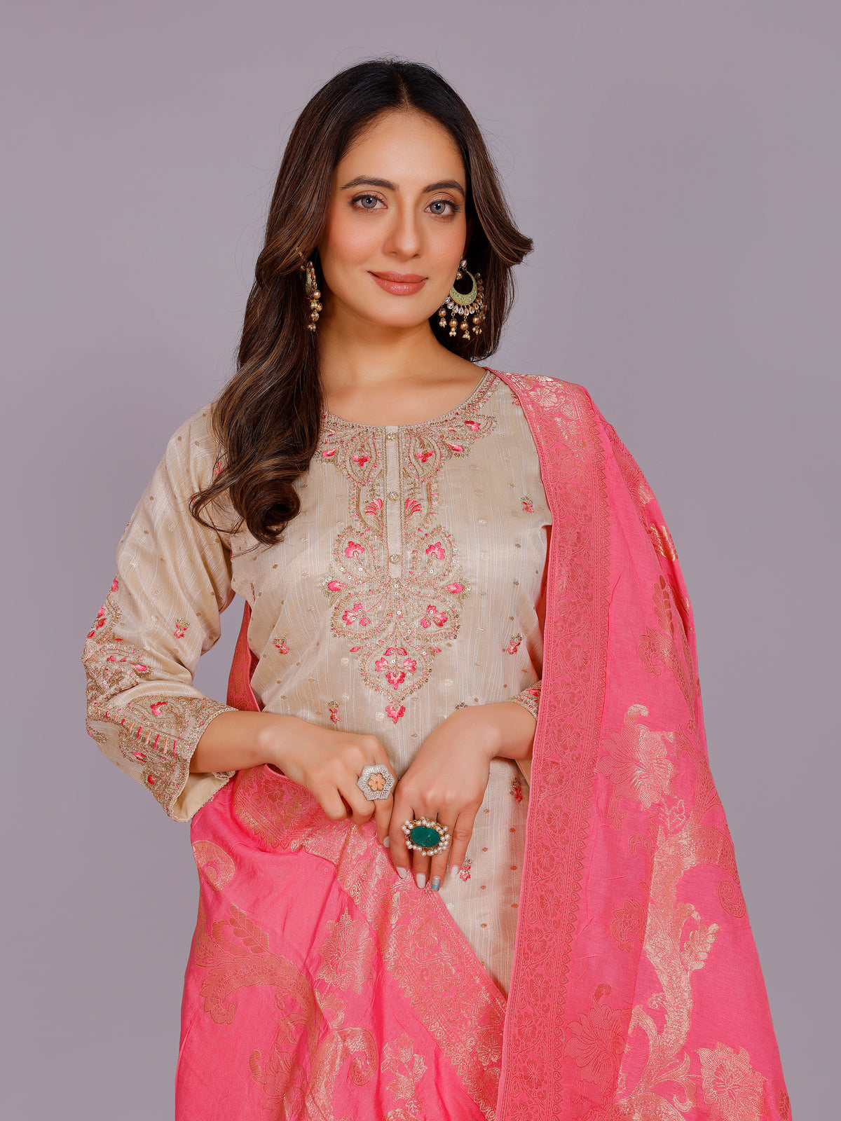 Vedika Silk Kamiz &amp;Pant