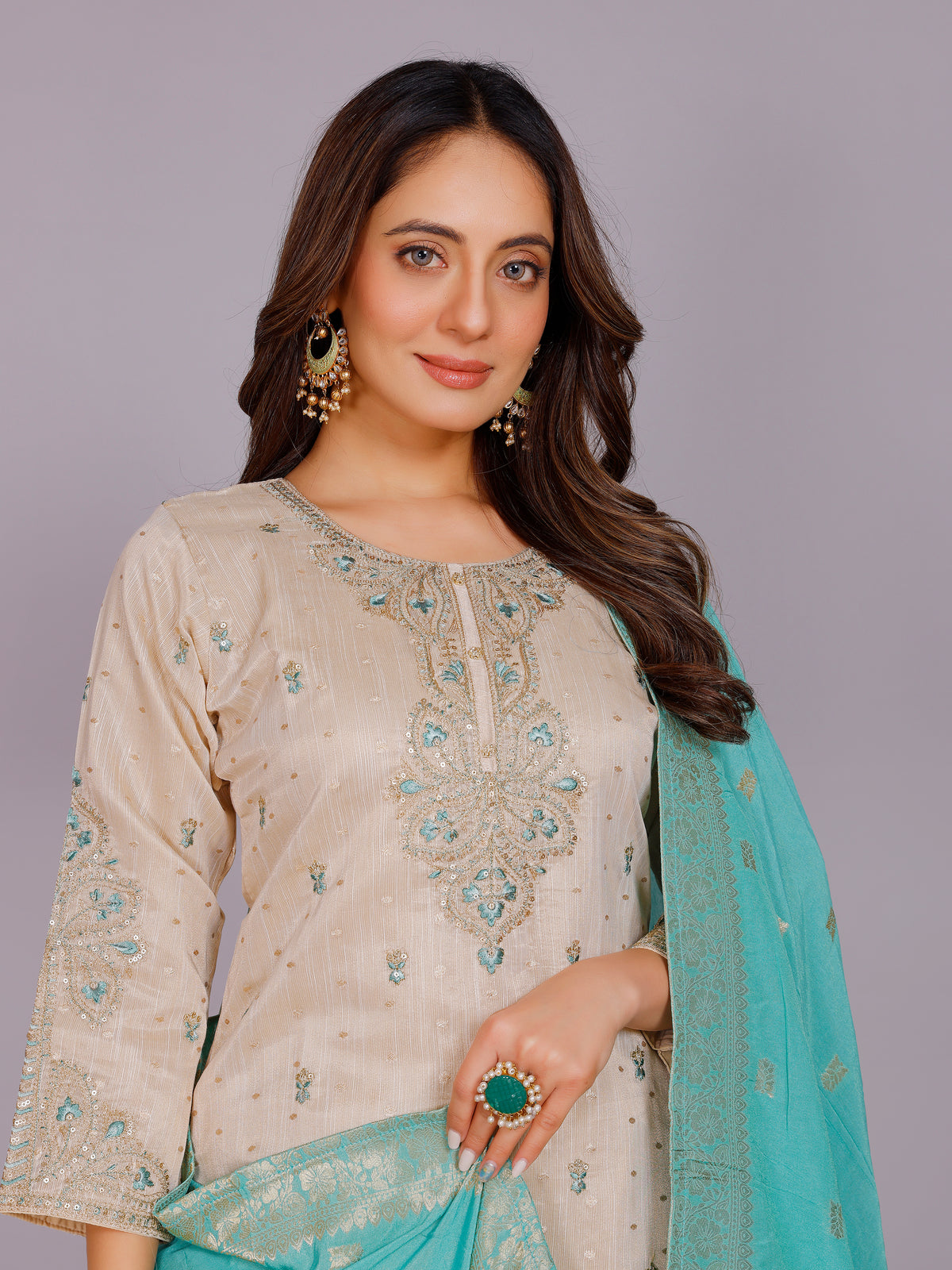 Vedika Silk Kamiz &amp;Pant