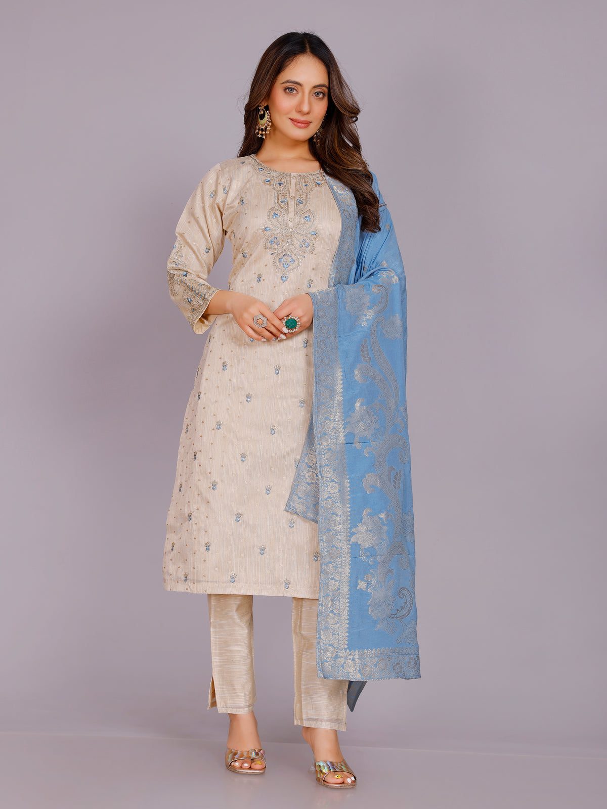Vedika Silk Kamiz &amp;Pant
