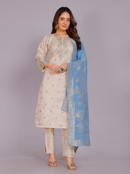 Vedika Silk Kamiz &amp;Pant