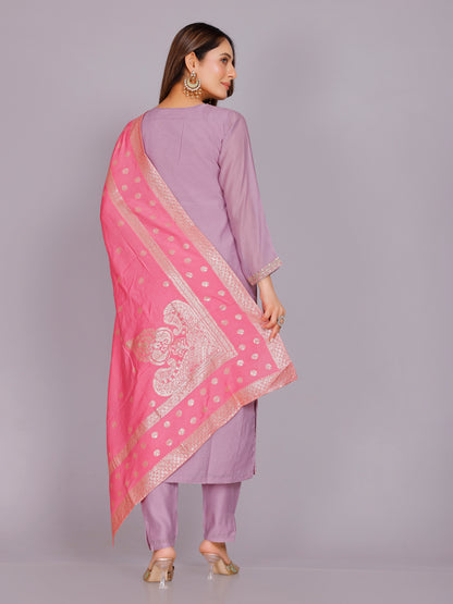 Paridhi Silk Straight Suit