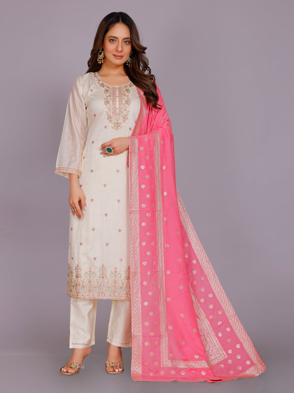 Paridhi Silk Straight Suit