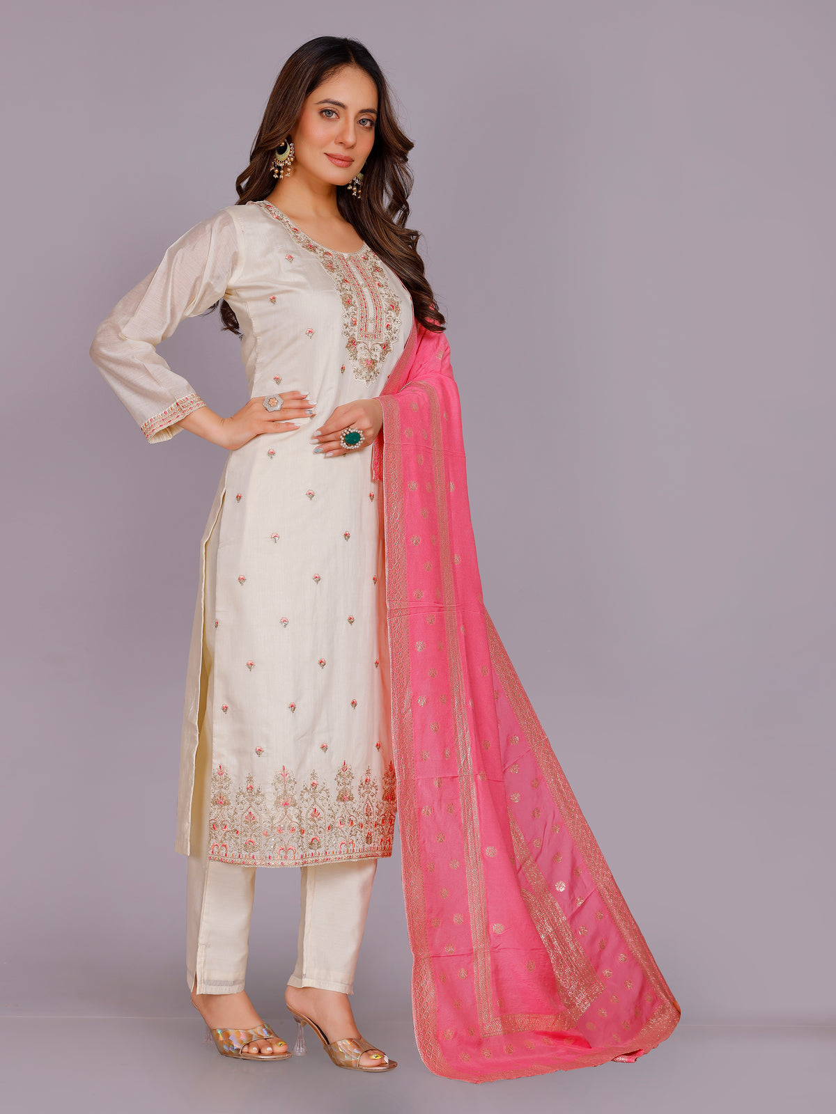 Paridhi Silk Straight Suit