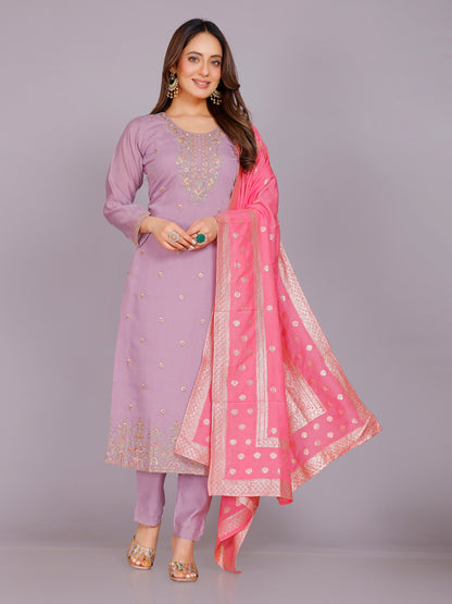 Paridhi Silk Straight Suit