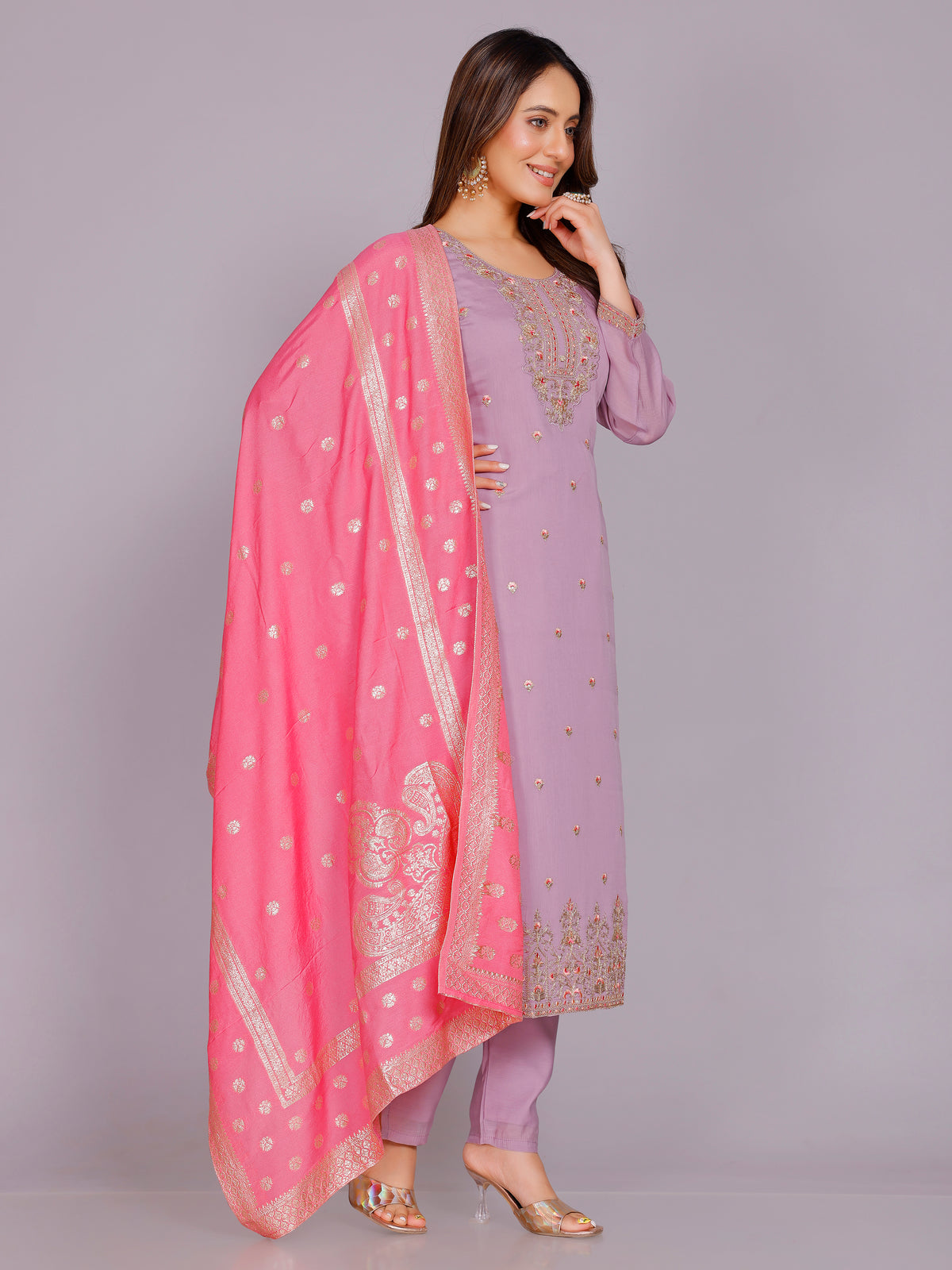 Paridhi Silk Straight Suit