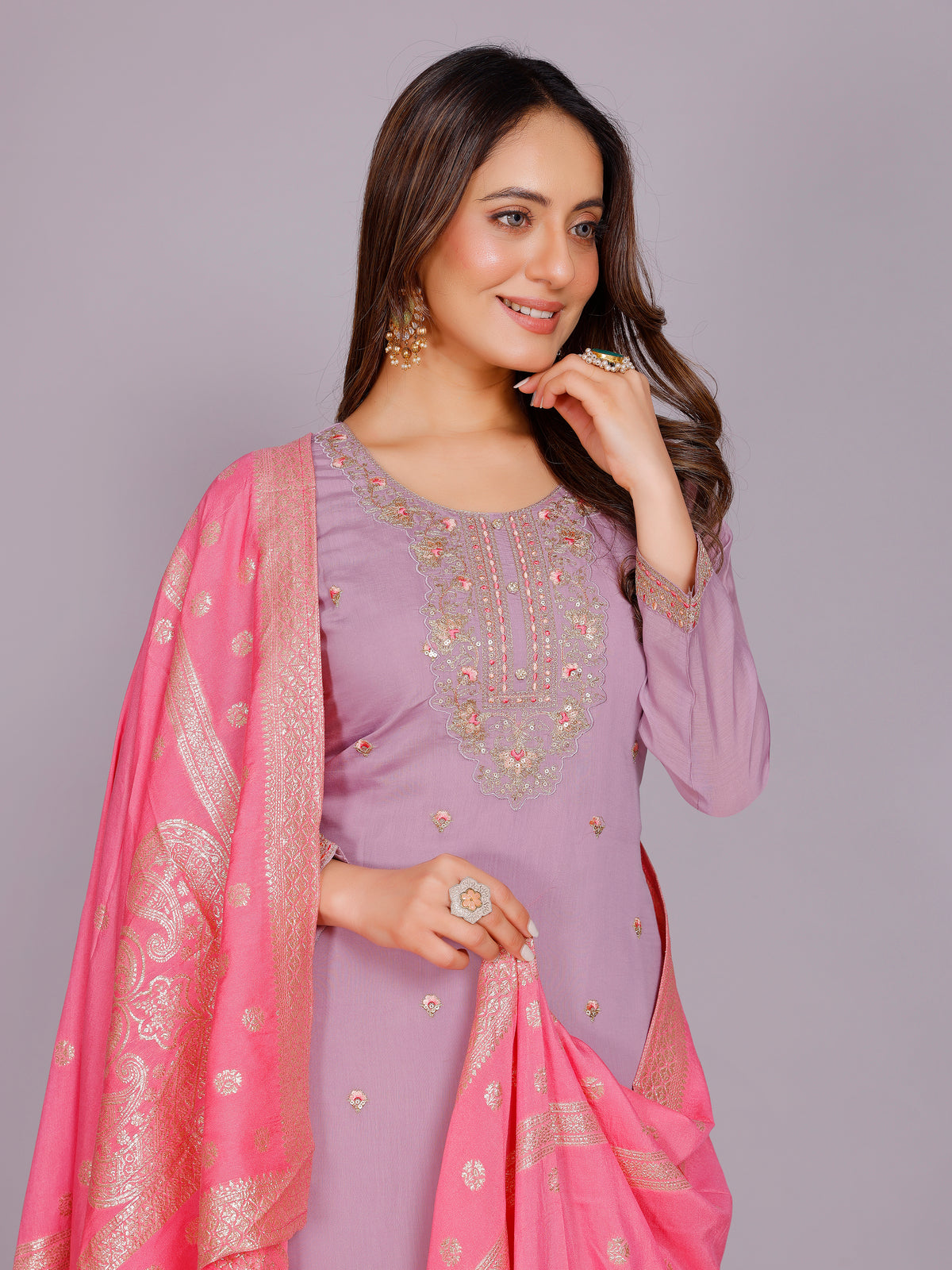 Paridhi Silk Straight Suit