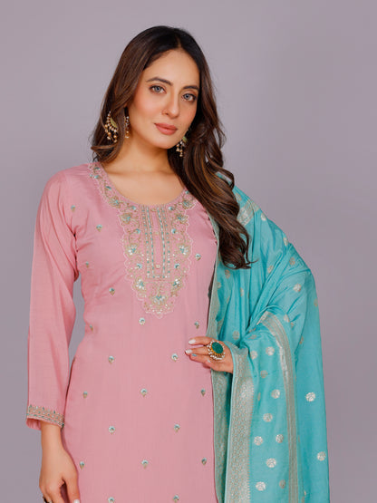 Paridhi Silk Straight Suit