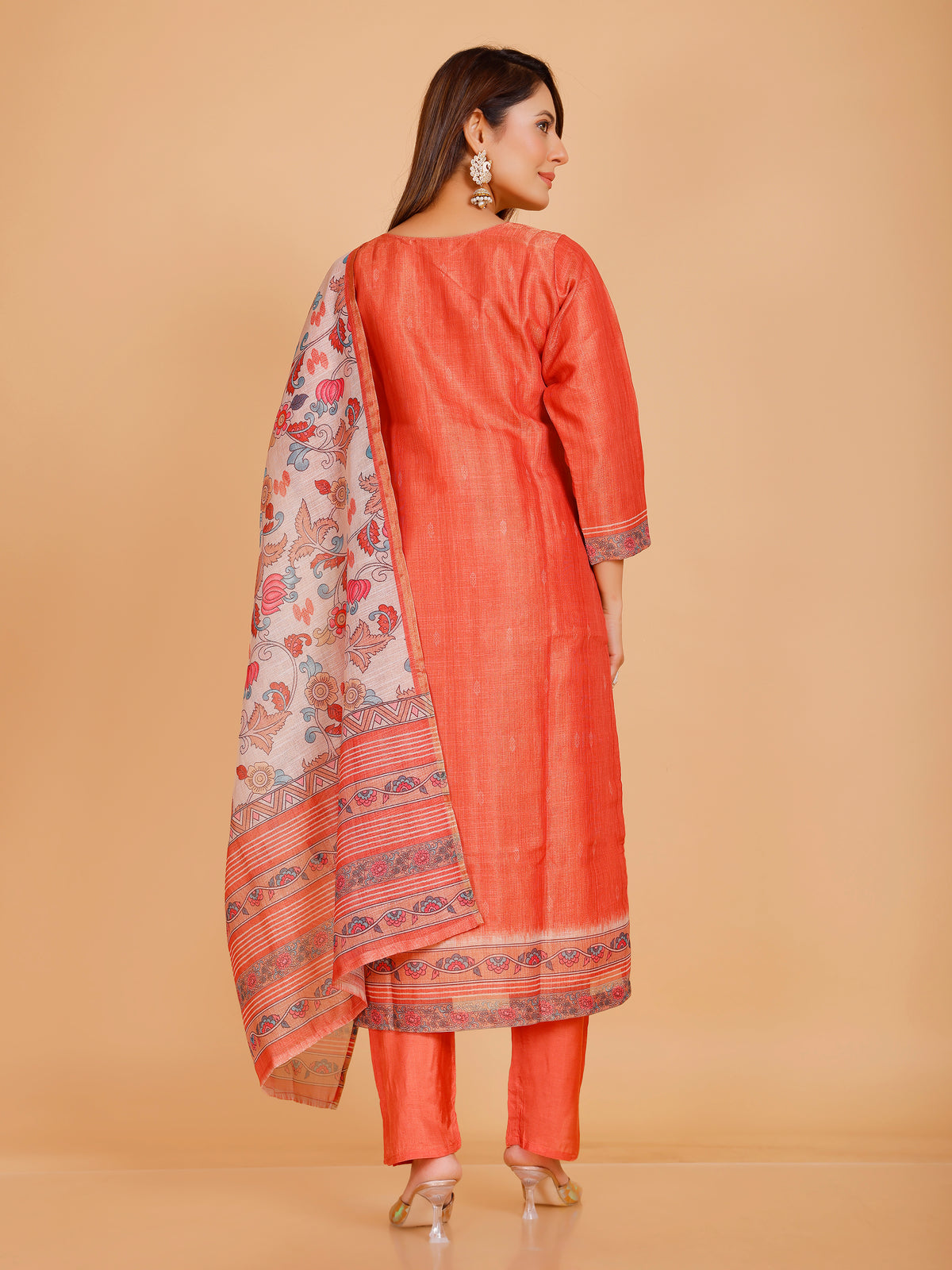 Disha Silk Straight Kamiz &amp; Pant