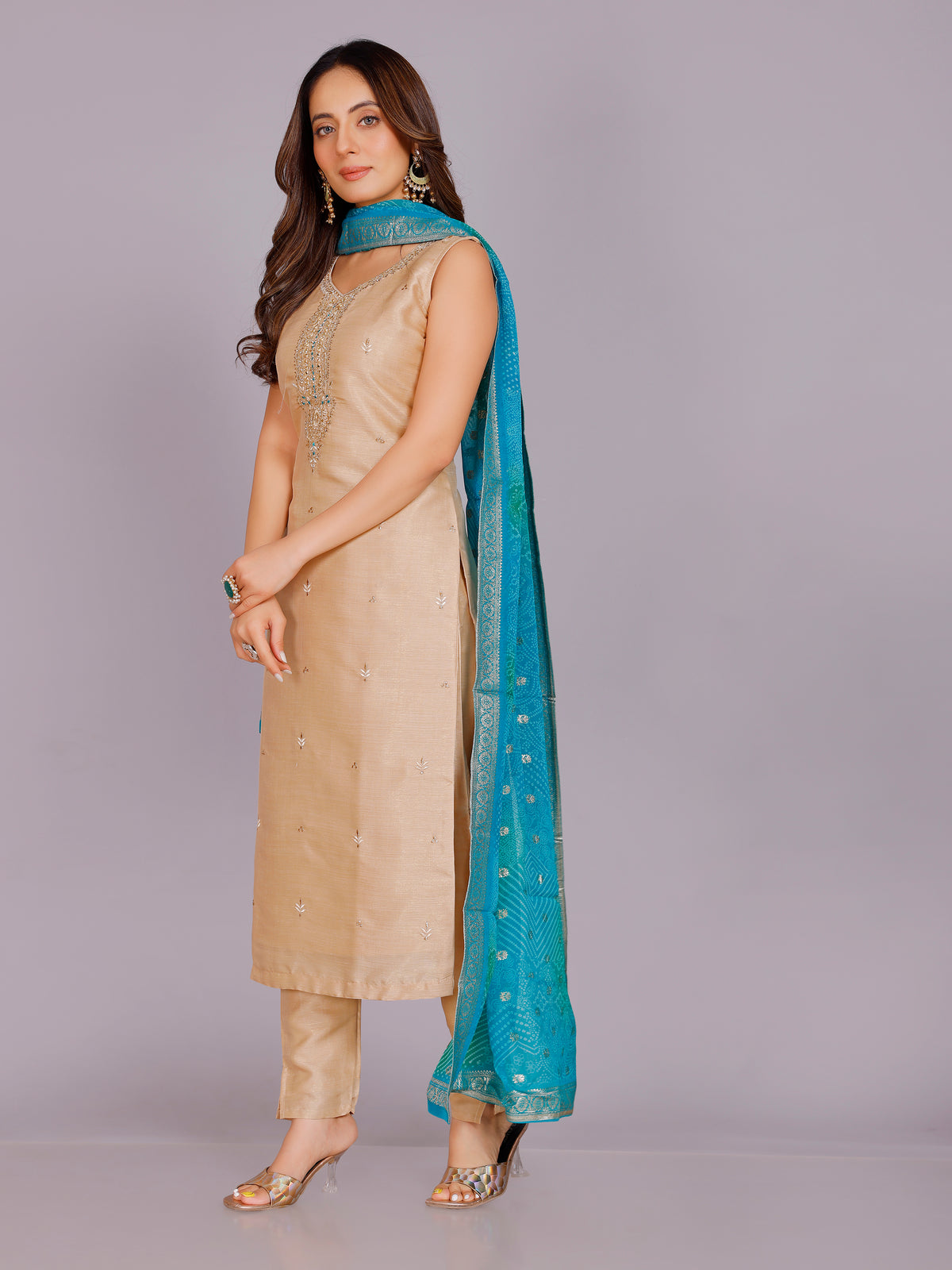Tanisha Silk Kamiz &amp;Pant