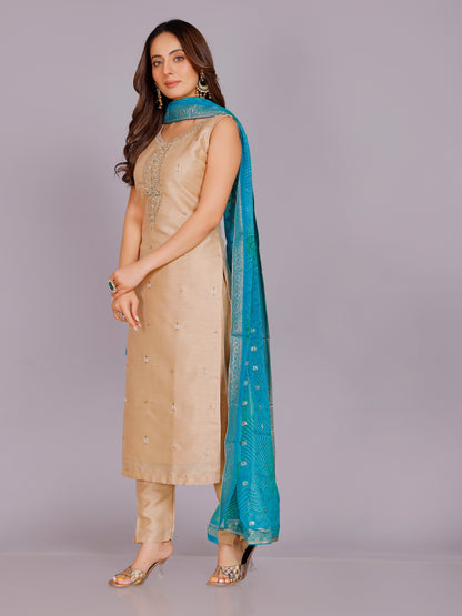 Tanisha Silk Kamiz &amp;Pant