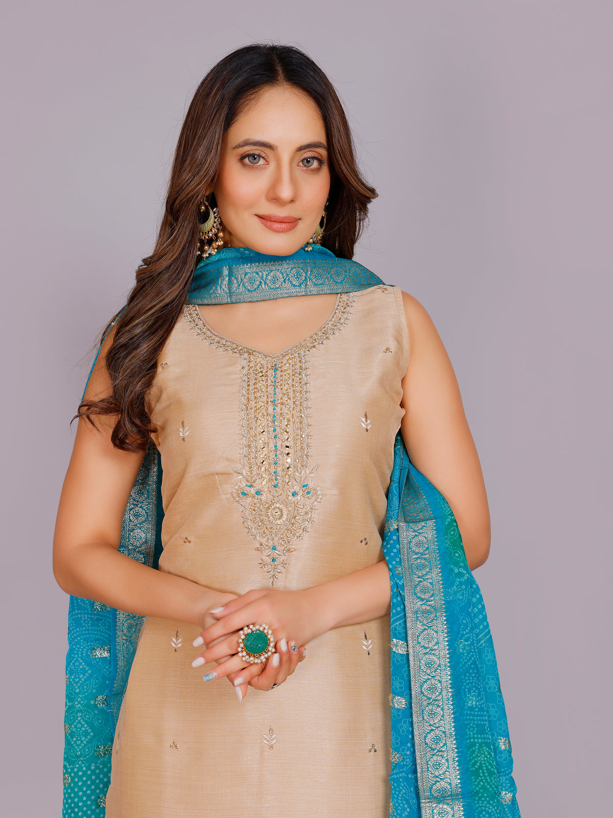 Tanisha Silk Kamiz &amp;Pant