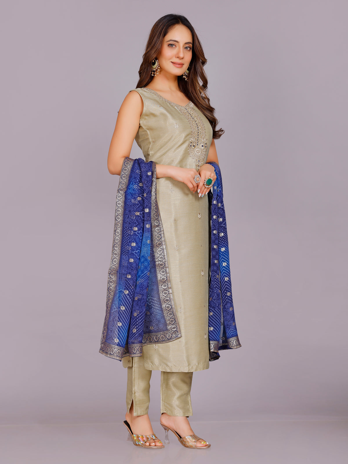 Tanisha Silk Kamiz &amp;Pant