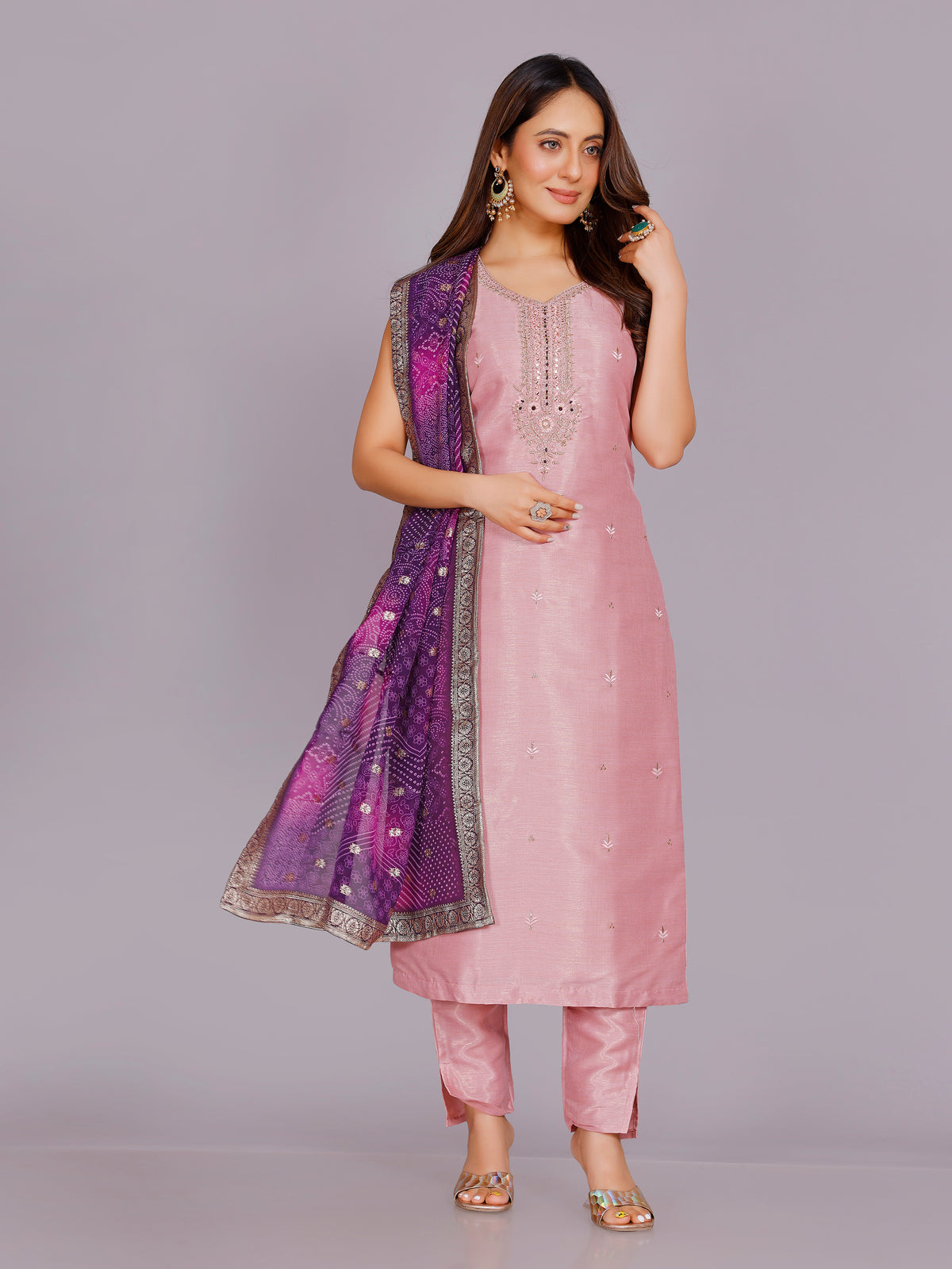 Tanisha Silk Kamiz &amp;Pant