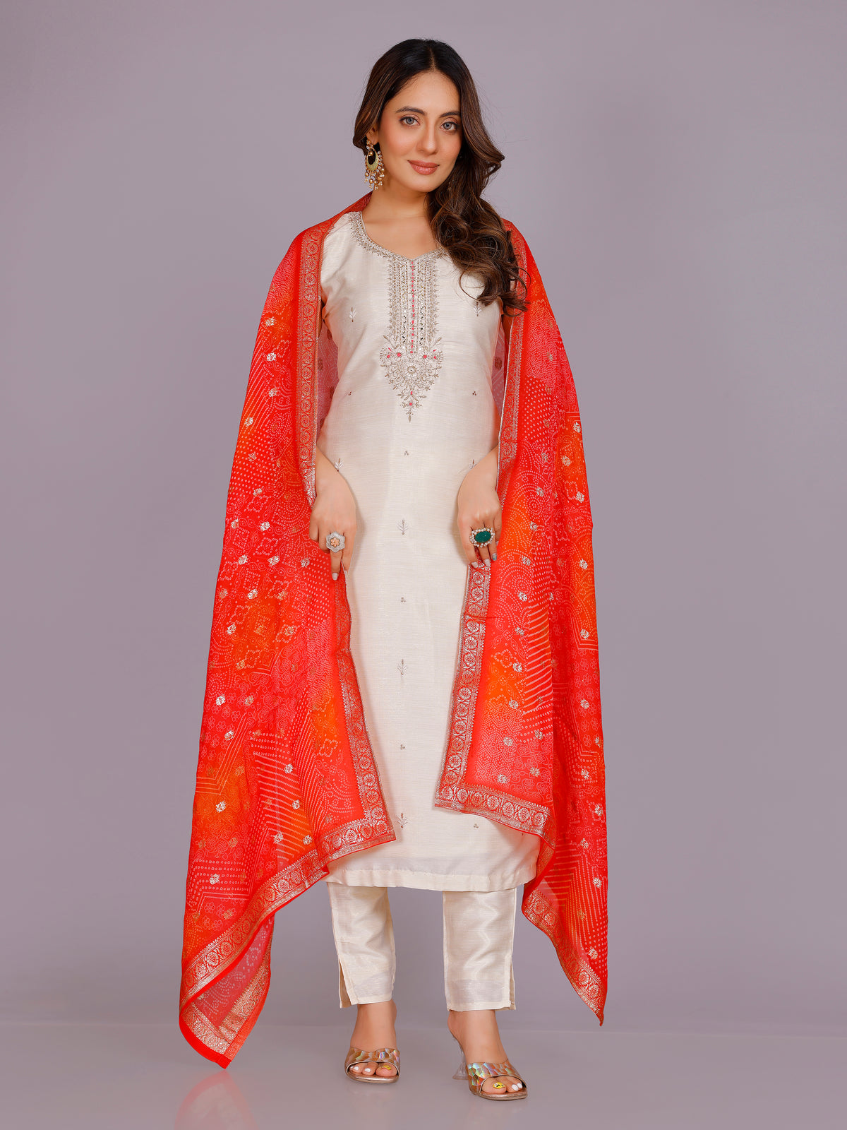 Tanisha Silk Kamiz &amp;Pant