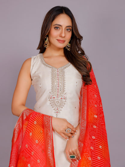 Tanisha Silk Kamiz &amp;Pant