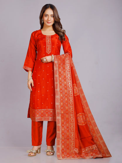 Mahima Silk Straight Kamiz &amp; Pant