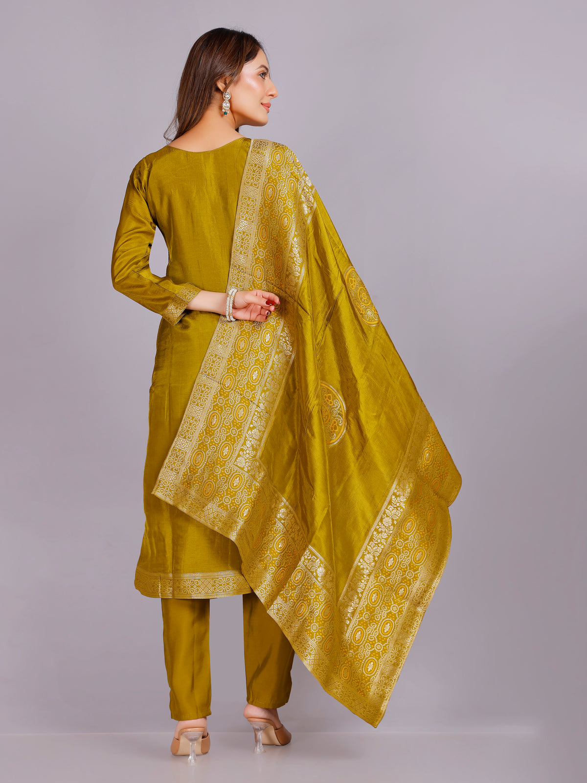 Mahima Silk Straight Kamiz &amp; Pant