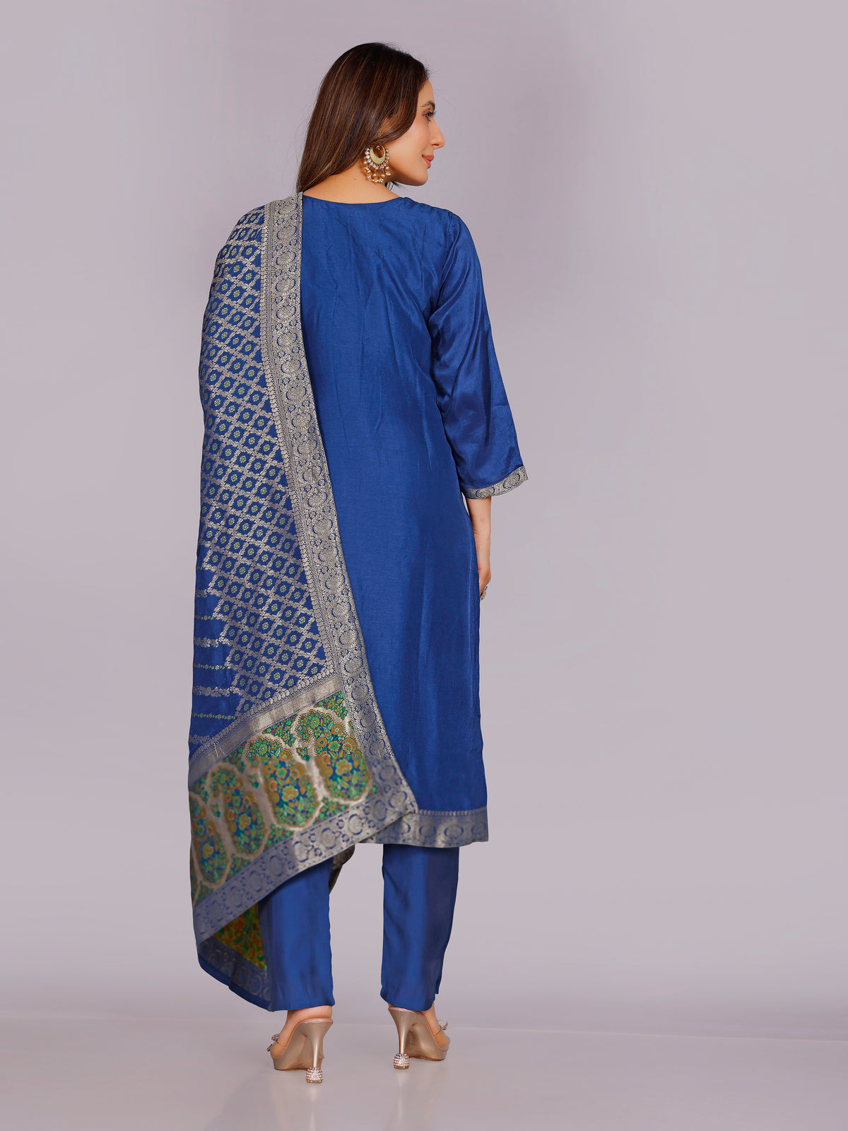 Ameeta Silk Kamiz &amp; Pant