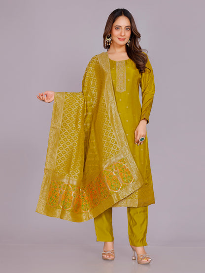 Ameeta Silk Kamiz &amp; Pant