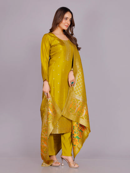 Ameeta Silk Kamiz &amp; Pant