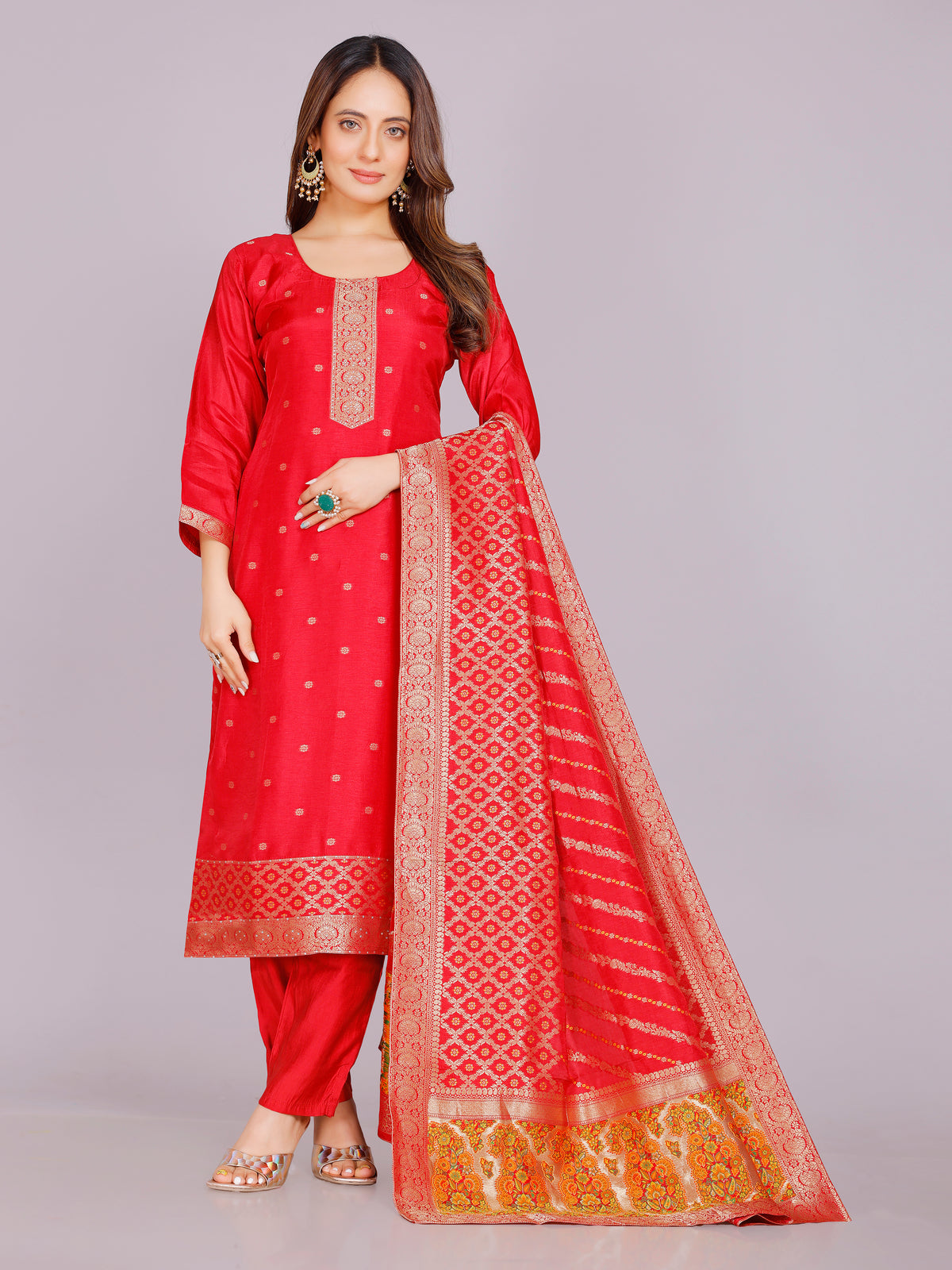Ameeta Silk Kamiz &amp; Pant