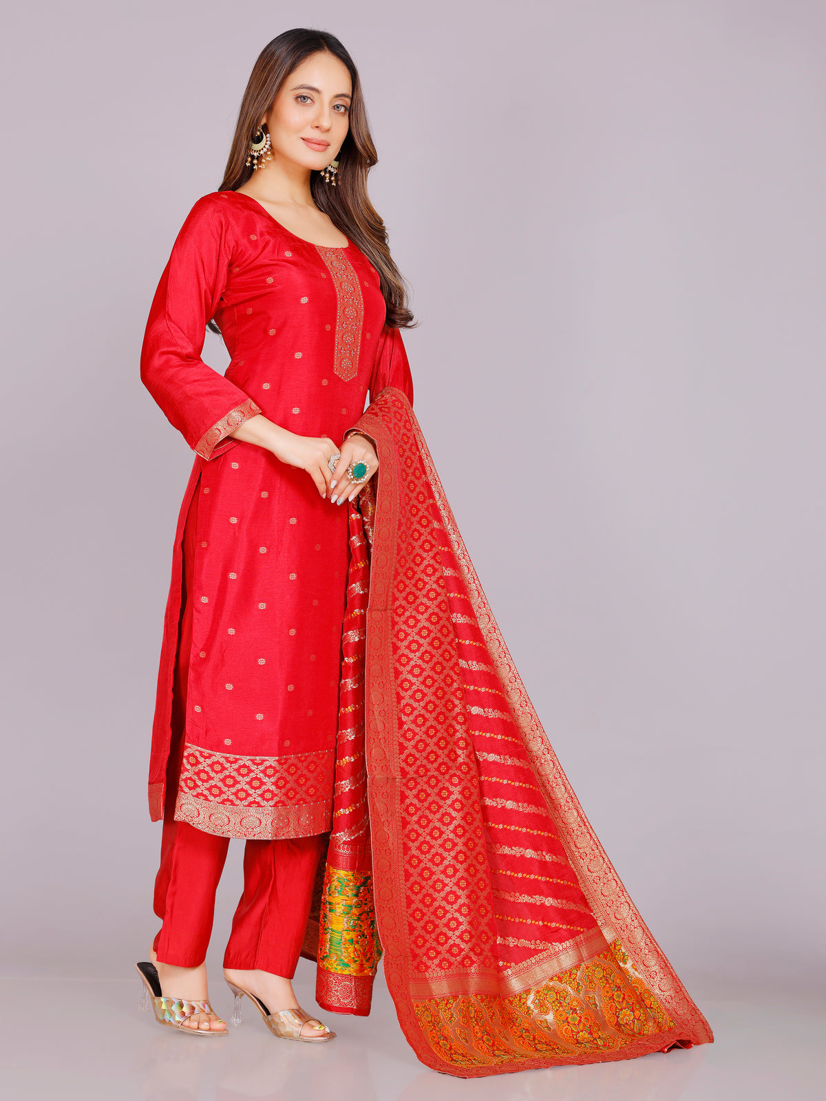 Ameeta Silk Kamiz &amp; Pant