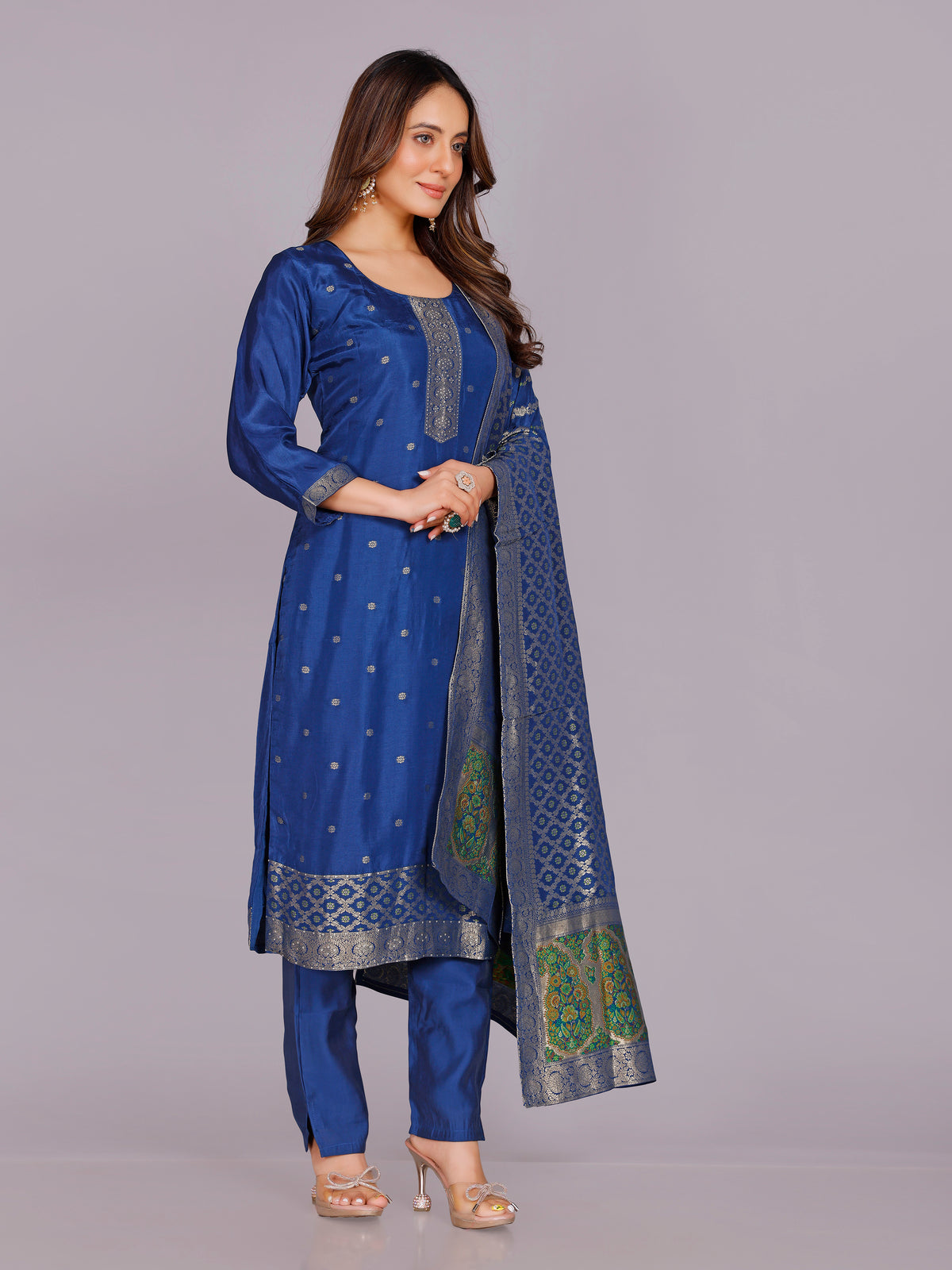 Ameeta Silk Kamiz &amp; Pant